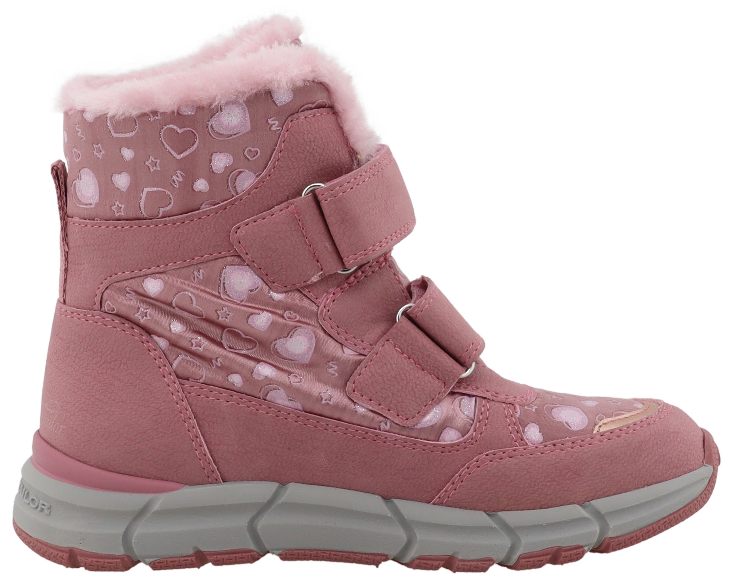 TOM TAILOR Winterstiefel, mit Klettverschlüsse