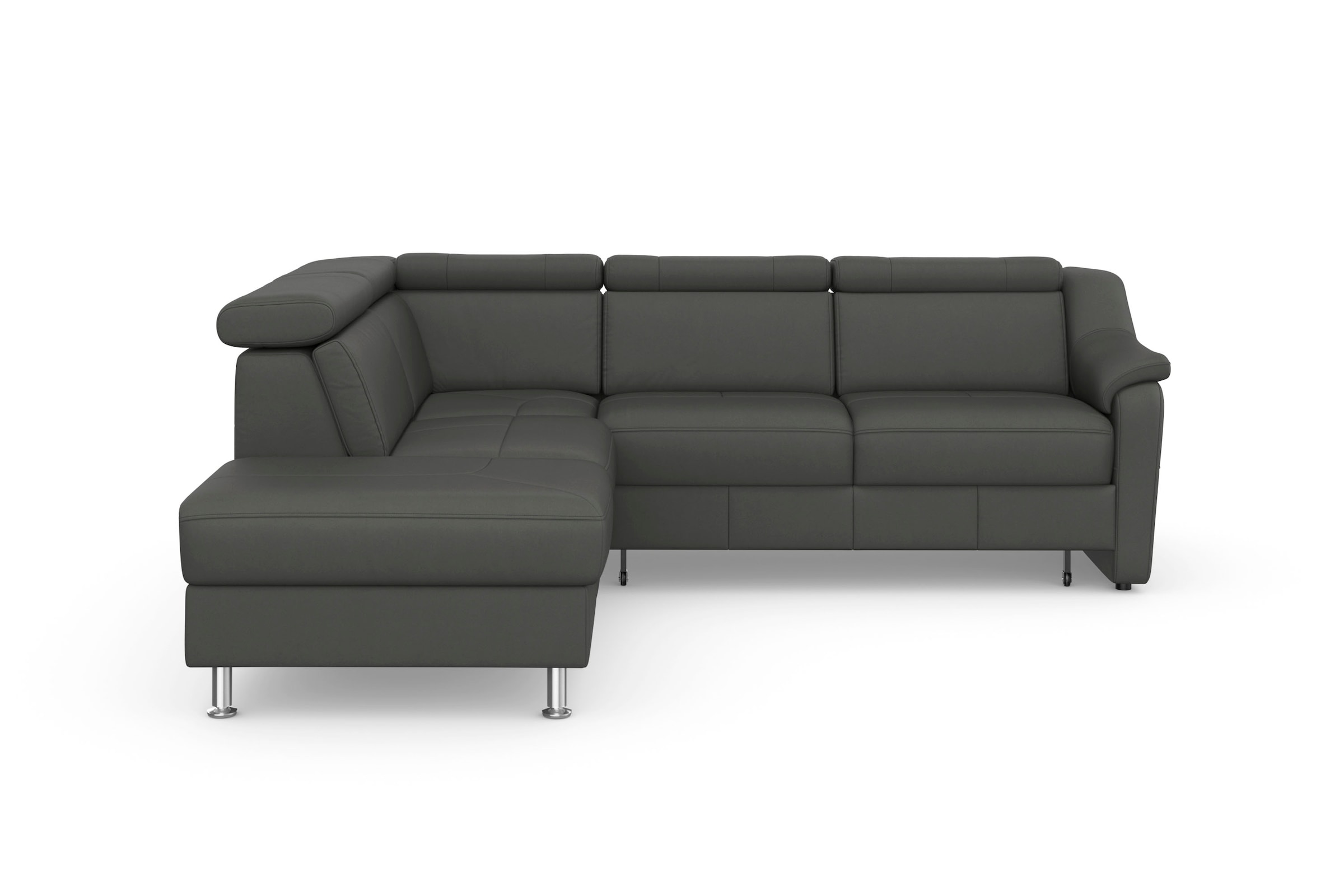 sit&more Ecksofa »Freetown L-Form«, inklusive Kopfteilverstellung und komfortablem Federkern