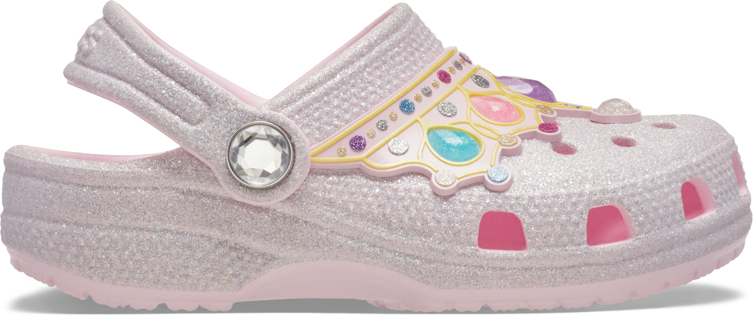 Crocs Clog »Classic IAM Princess Clog«  Schlupfschuh, Hausschuh mit schwenkbarem Fersenriemen, Luftöffnungen