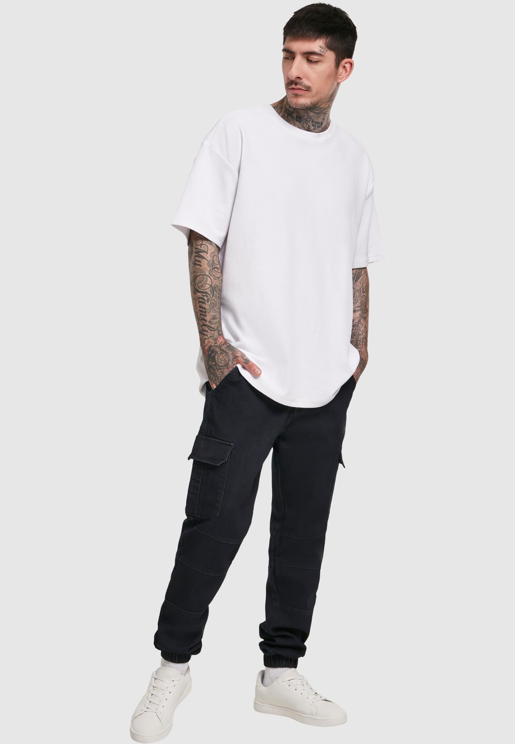 URBAN CLASSICS Stoffhose »Urban Classics Herren Cargo Jogging Jeans«