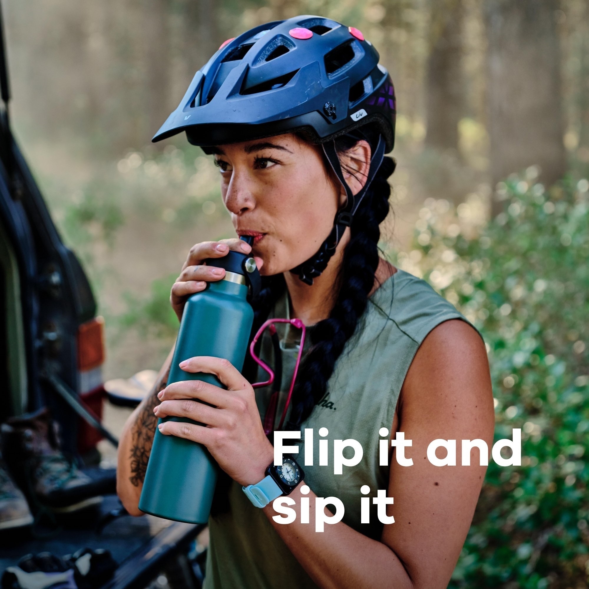Hydro Flask Isolierflasche »21 Oz Std. Flex Straw Cap«, (1 tlg.), TempShield®️ doppelwandige Vakuumisolierung