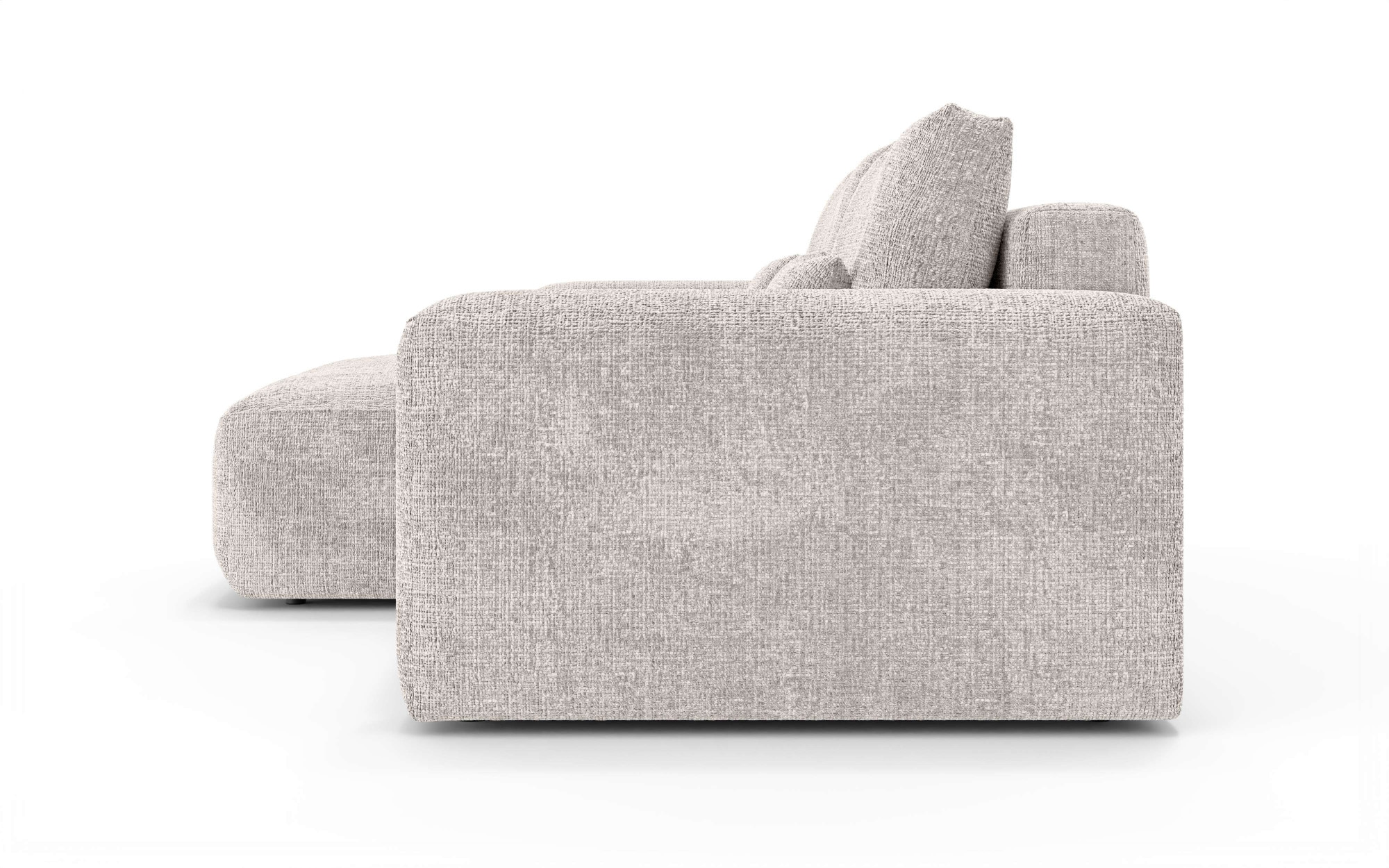 OTTO home Ecksofa »MATTS Schlafsofa mit Bettkasten, Maße B/T/H: 265/159/89 cm«, L-Form mit Recamiere rechts oder links, hoher Sitzkomfort