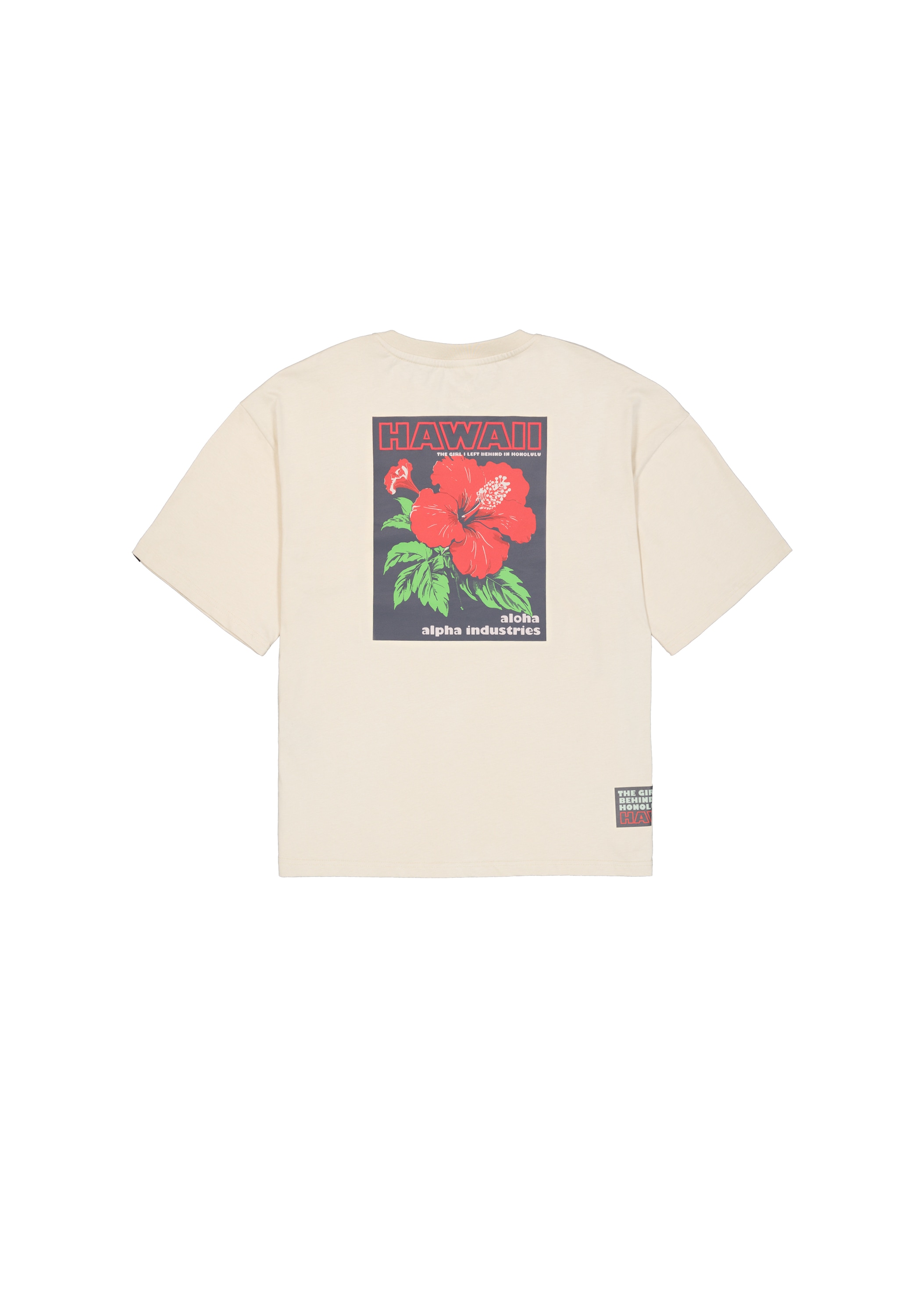 Alpha Industries T-Shirt »Alpha Industries Men - T-Shirts Aloha Flower Backprint T-Shirt«