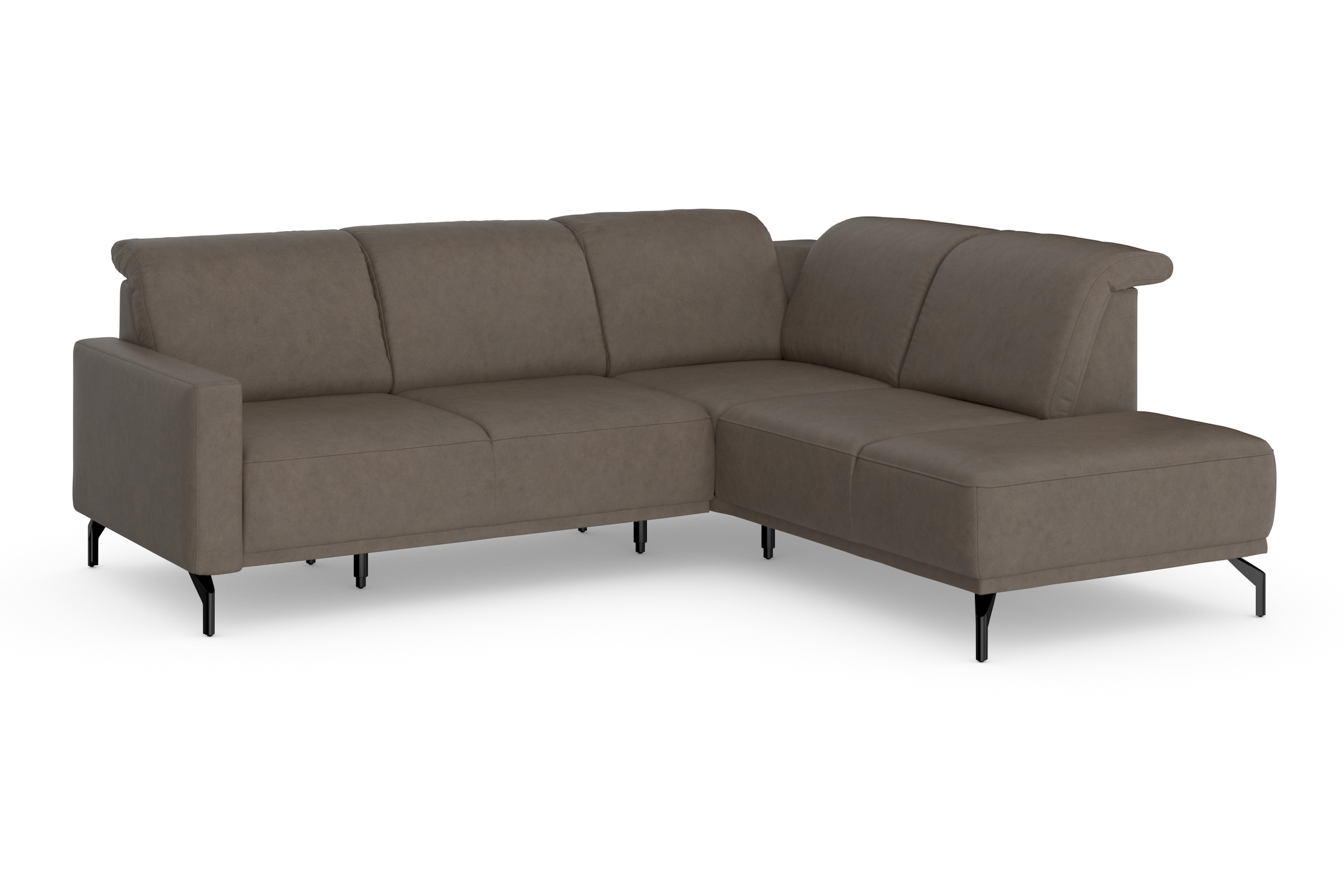 sit&more Ecksofa »Bailando L-Form«, wahlweise mit Kopfteilverstellung und Vorziehsitz, motorisch