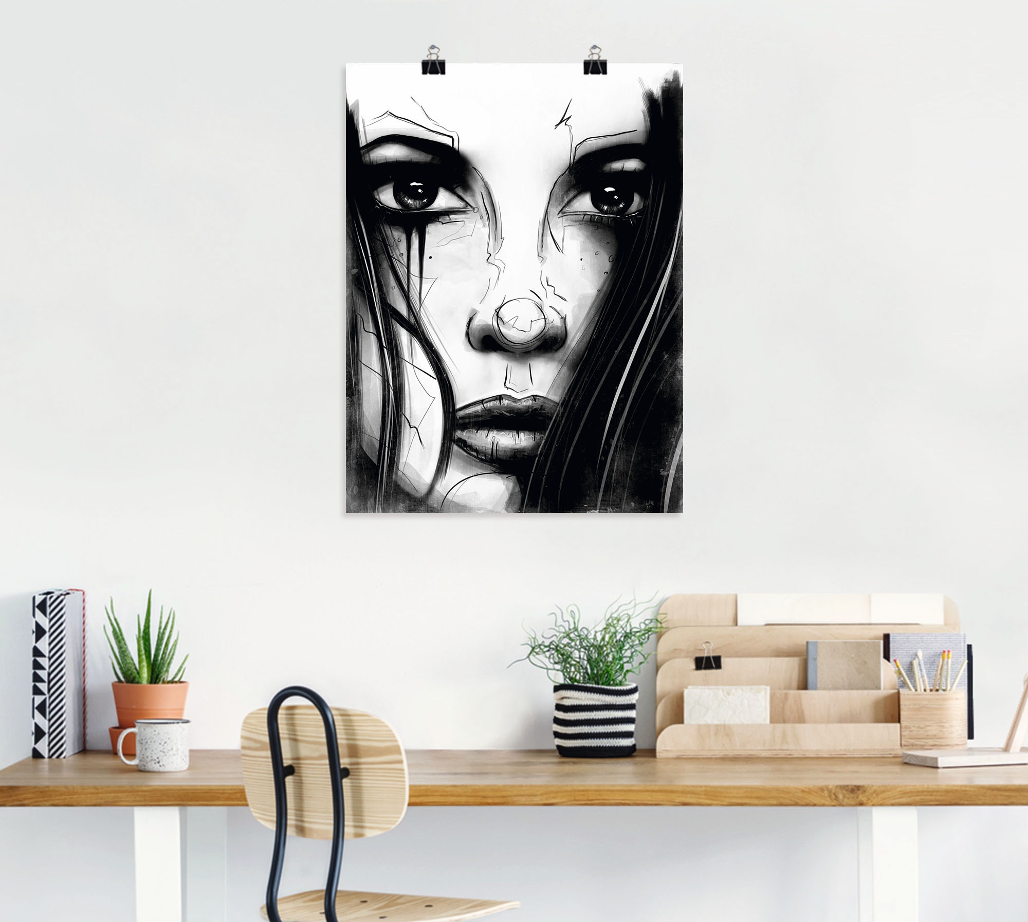 Artland Wandbild »Augenblick«, Portrait, (1 St.), als Poster, Wandaufkleber in verschied. Größen
