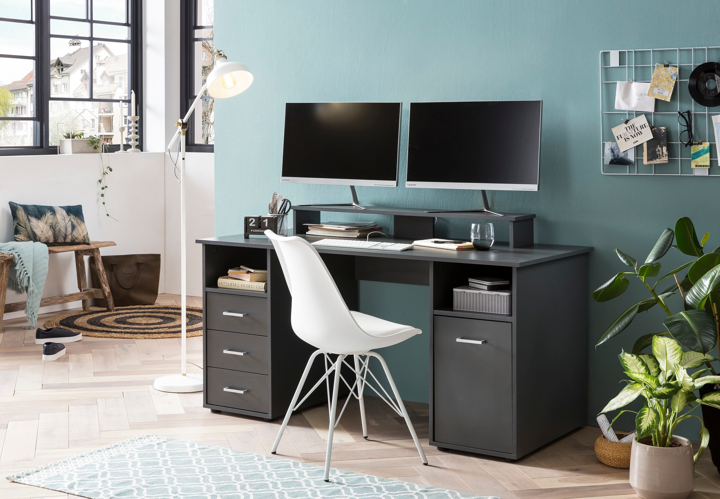 Schildmeyer Schreibtisch »Baku«, Breite 150 cm, Made in Germany günstig online kaufen