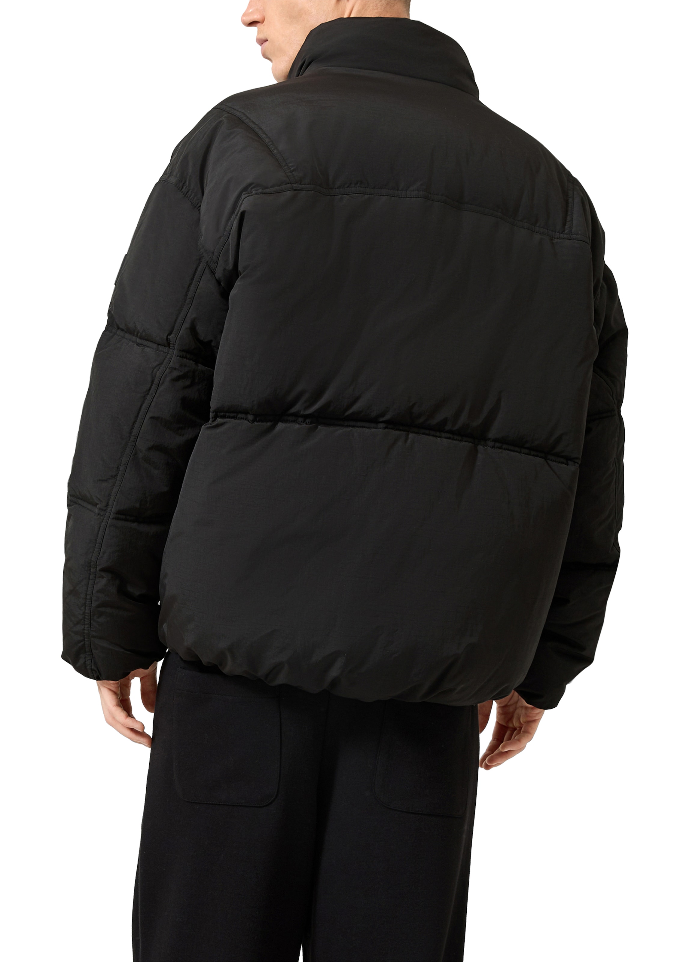 QS Steppjacke ohne Kapuze Winterjacke mit Stehkragen und Reißverschluss
