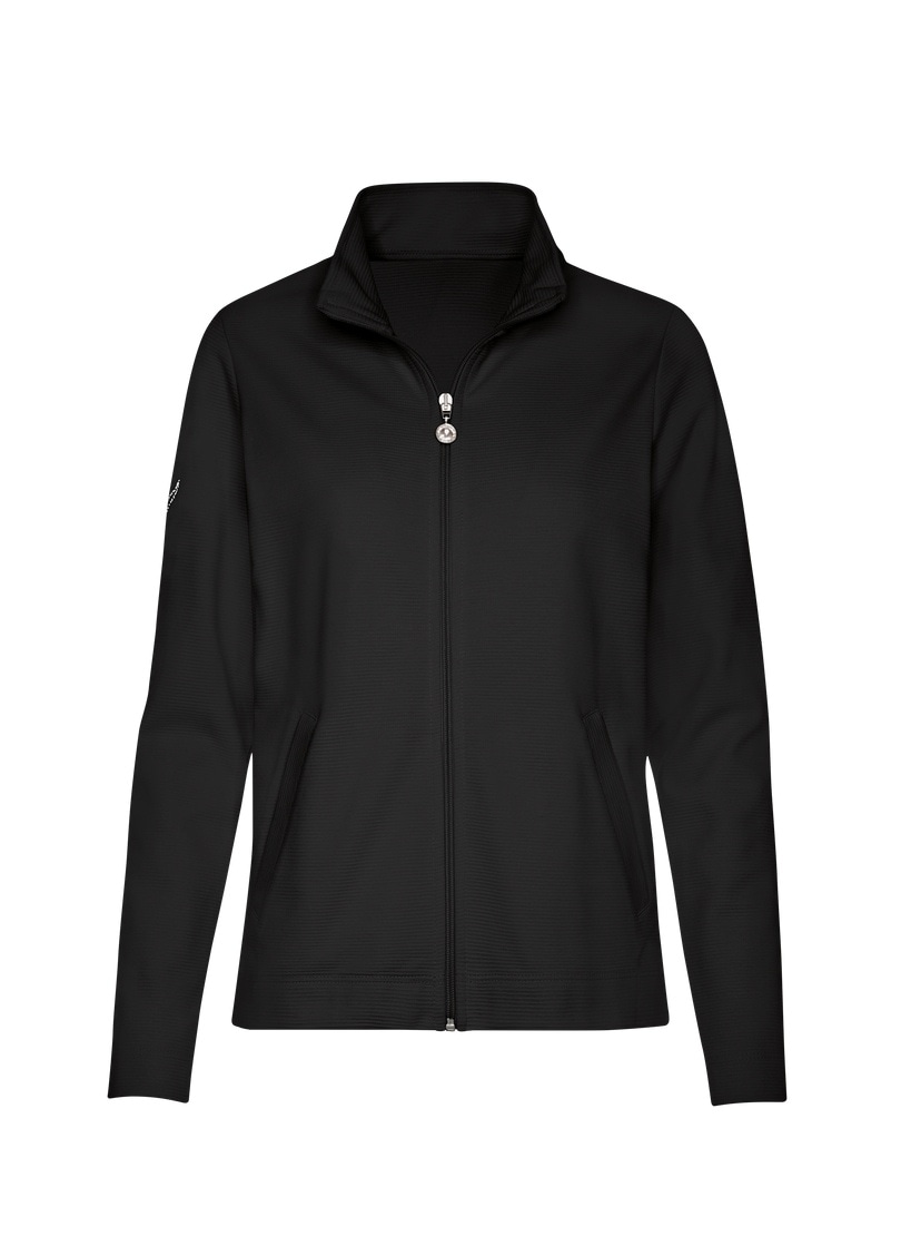 Trigema Sweatjacke »TRIGEMA Jacke mit funkelnden Strass-Steinen«