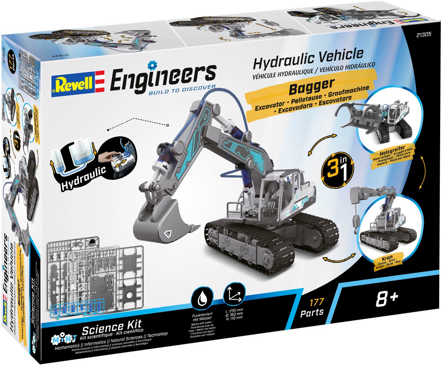 Revell® RC-Bagger »Revell Engineers, Hydraulischer Bagger«