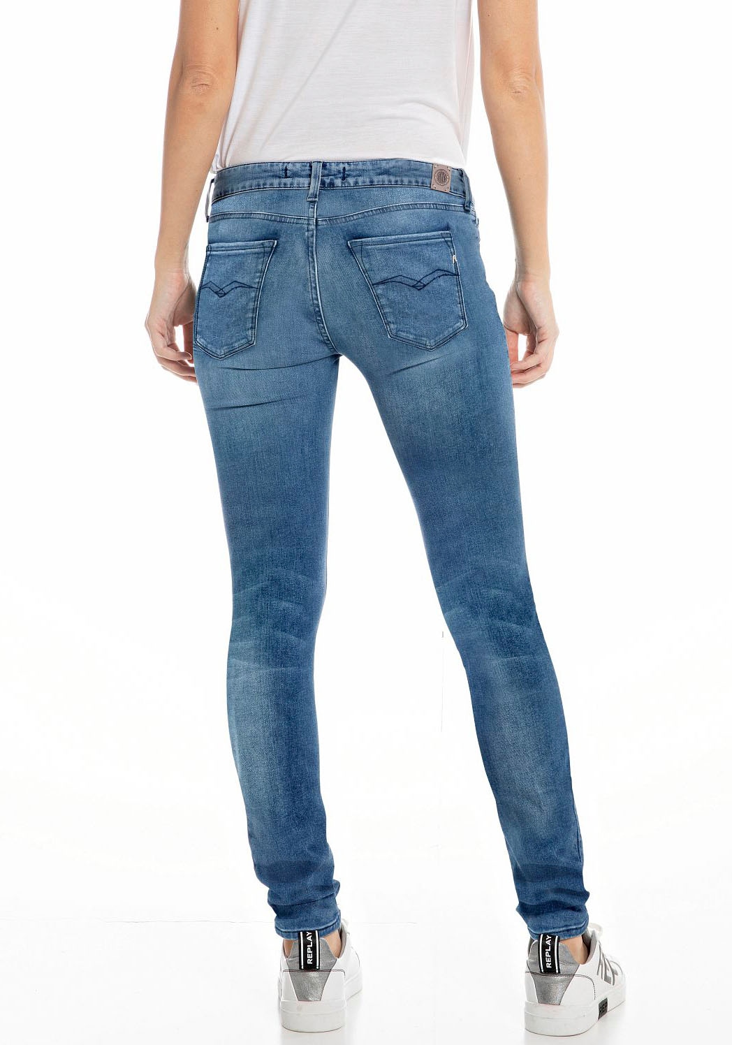 Replay Skinny-fit-Jeans »NEW in kaufen Ankle-Länge LUZ«, online