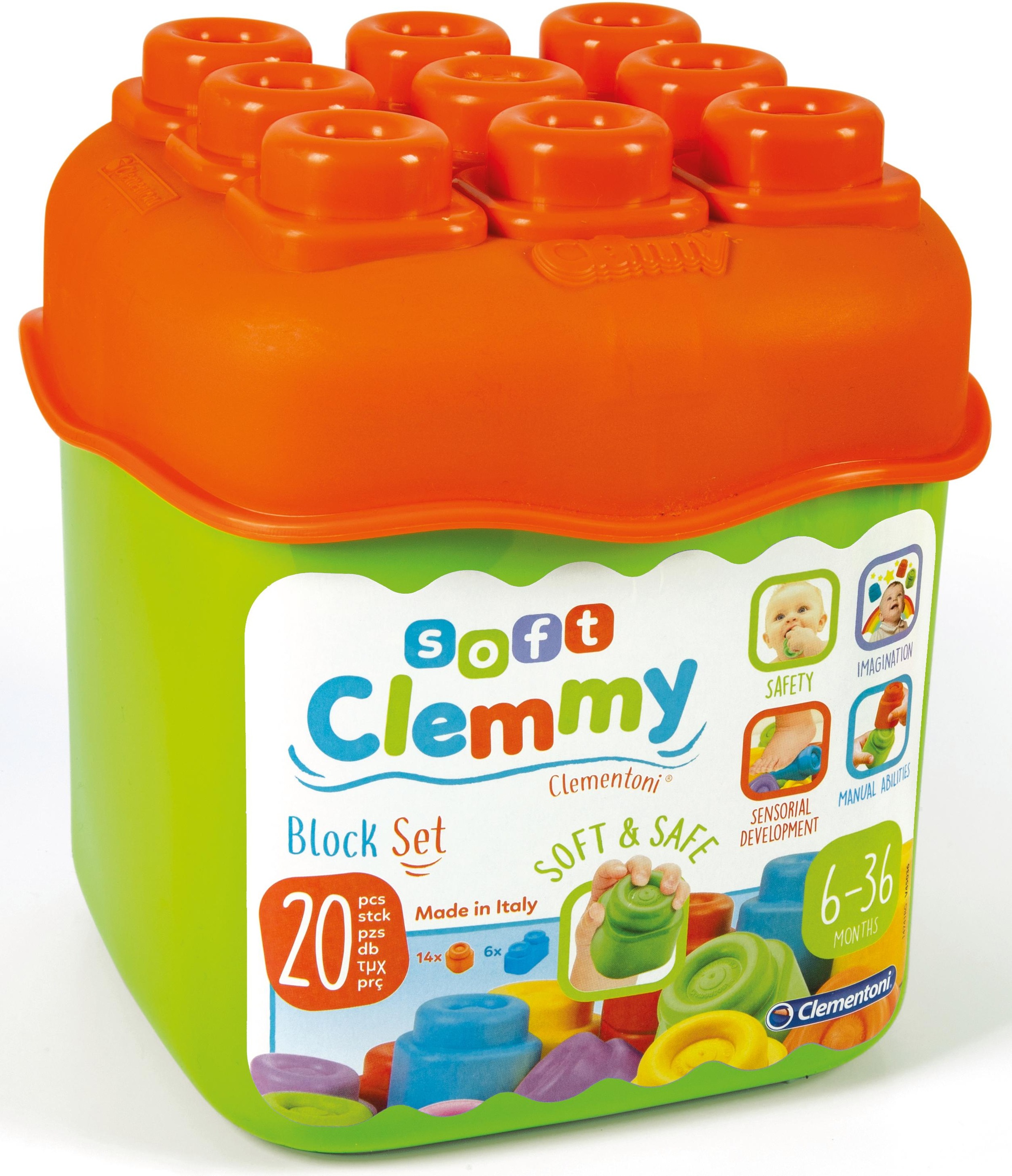 3. Bild von Clementoni® Spielbausteine »Clemmy Soft, Eimer«, (20 St.)