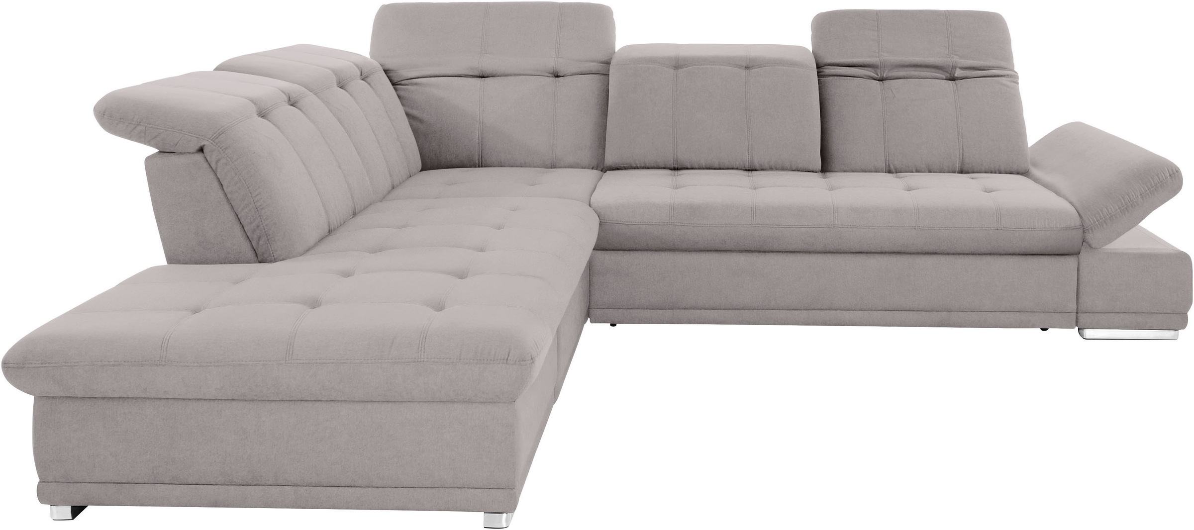 COTTA Ecksofa "Holiday L-Form mit Sitztiefen-, Armteil- und Kopfteilverstel günstig online kaufen
