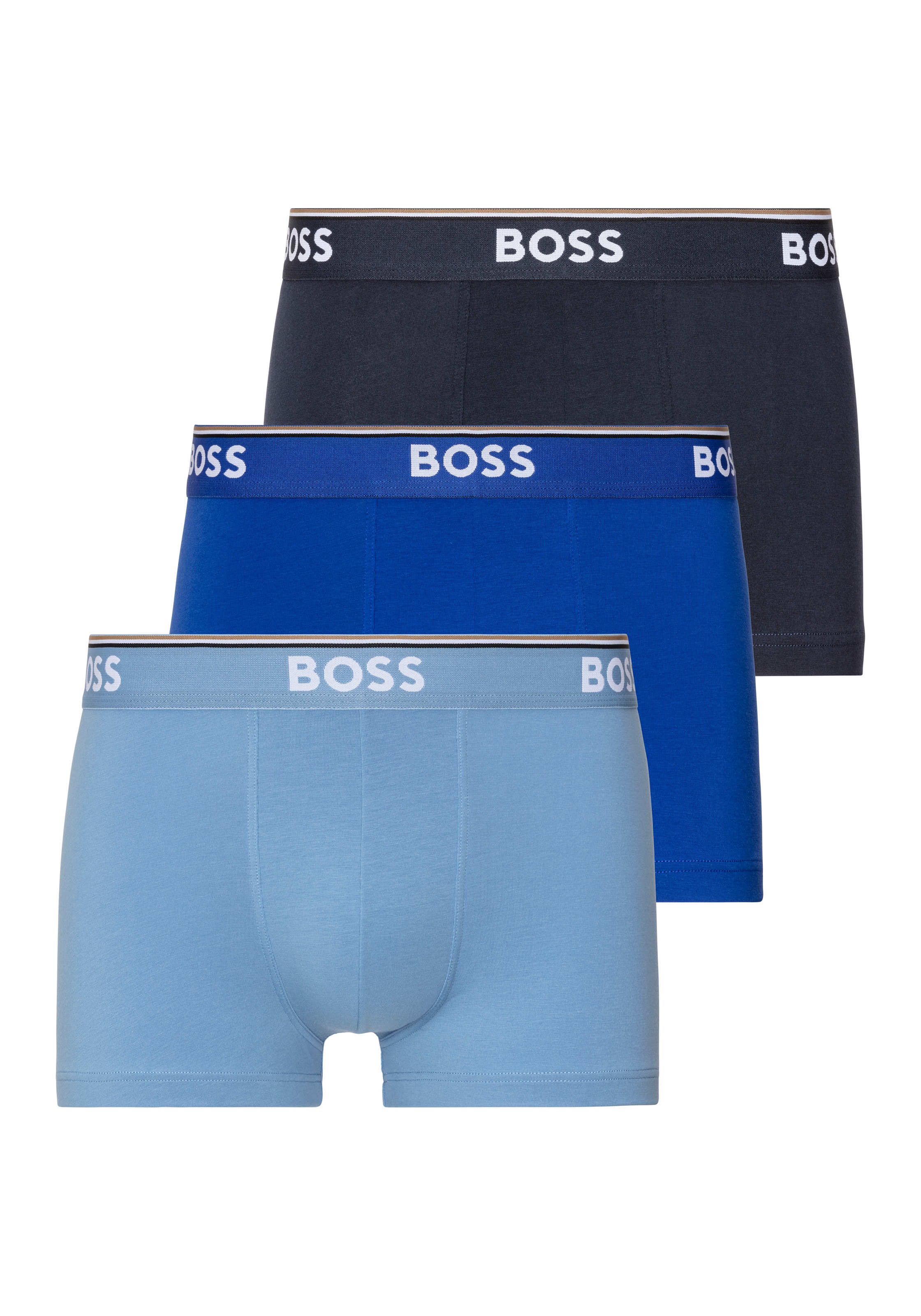 BOSS Trunk »3P Power«, (Packung, 3 St.), mit BOSS Schriftzug auf dem Bund