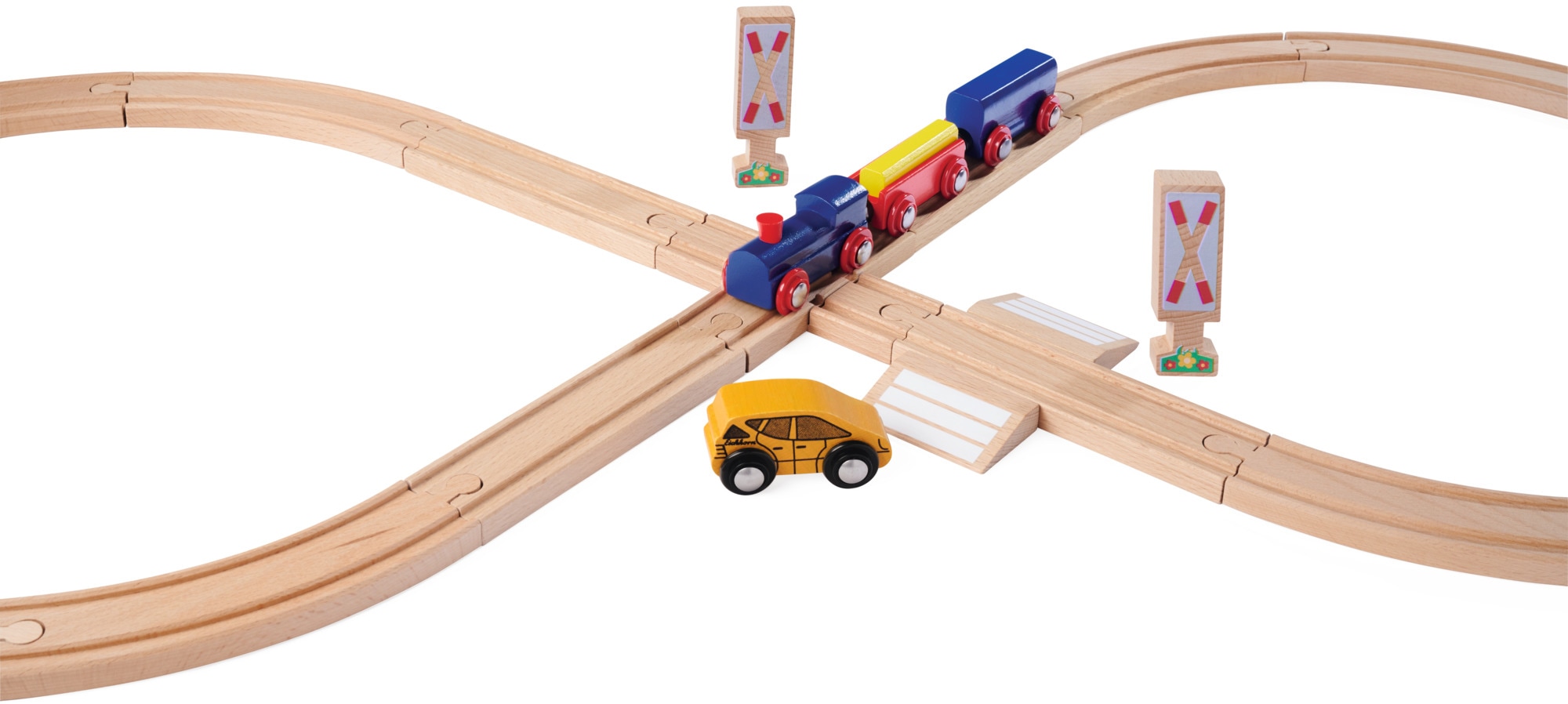 Eichhorn Spielzeug-Eisenbahn »Achterbahn«, (Set, 27 tlg.), FSC®- schützt Wald - weltweit
