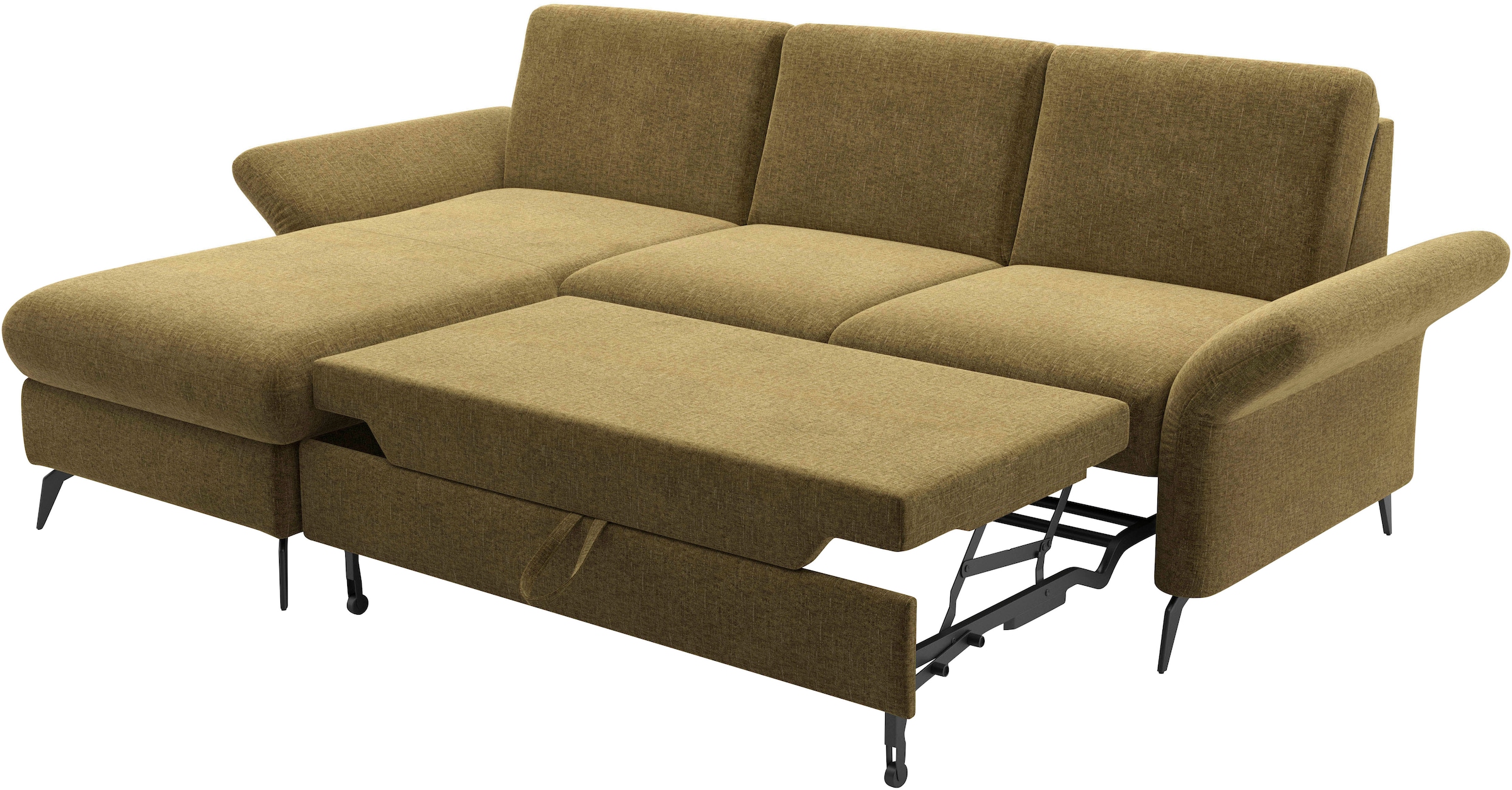 Home affaire Ecksofa »Rochelle«, optional: Armteilverstellung, klappbar, Bettkasen