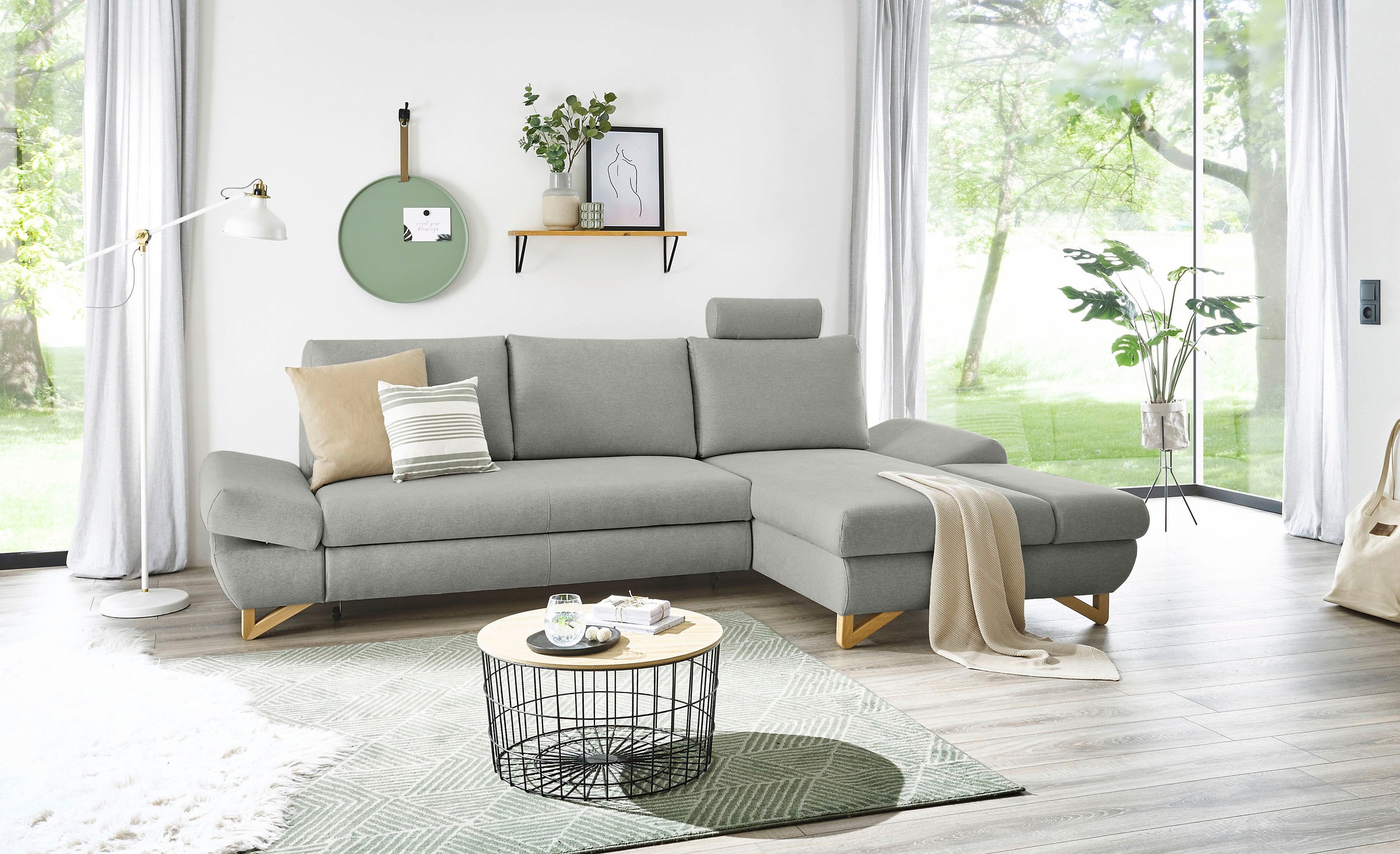INOSIGN Schlafsofa »City/Giron«, komfortable Bettfunktion (Liegefläche 245 x 138 cm), sowie Bettkasten