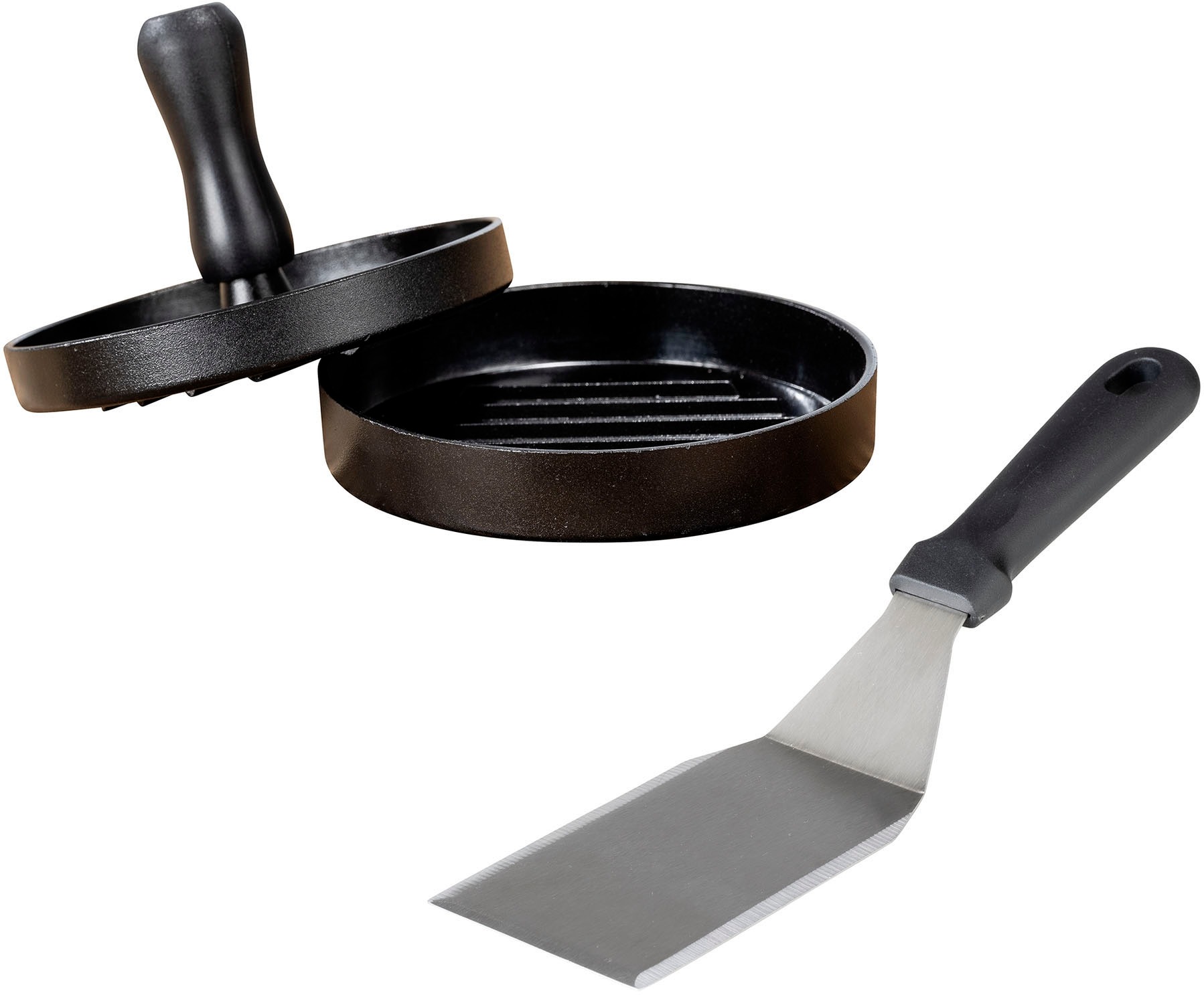 WENKO Burgerpresse »Burger-Set« Hamburgerpresse & Plancha Spachtel, Grillzu günstig online kaufen