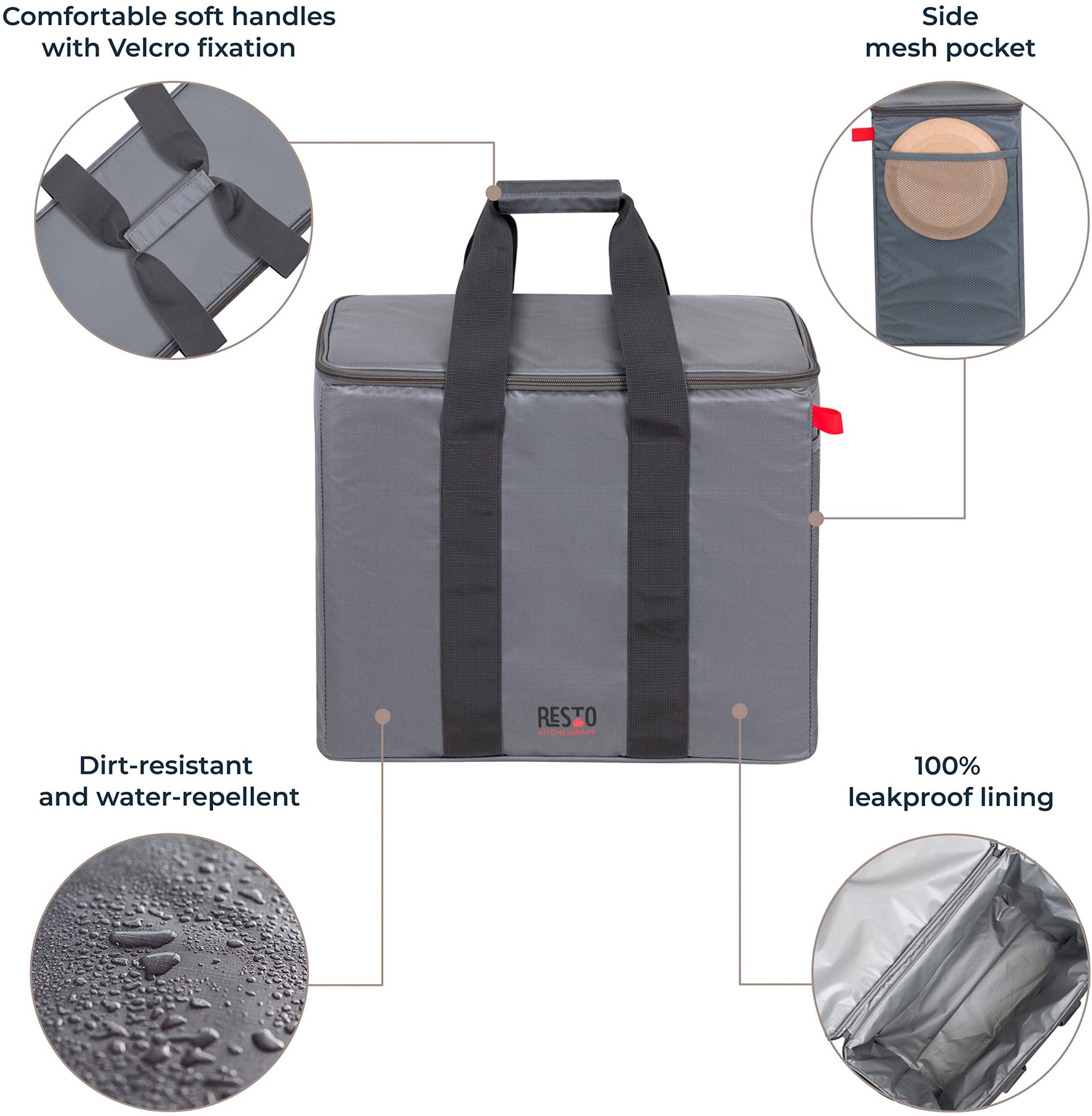 RESTO Kitchenware Kühltasche »Polis faltbare Picknicktasche Lunchtasche Thermotasche Isoliertasche«, Witterungsbeständig und absolut auslaufsicher