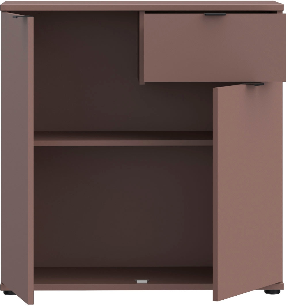 FORTE Kommode »Ganymede«, Kommode, Stauraum, Schublade; Metallgriffe, 4 Dekore, Breite 80,1cm
