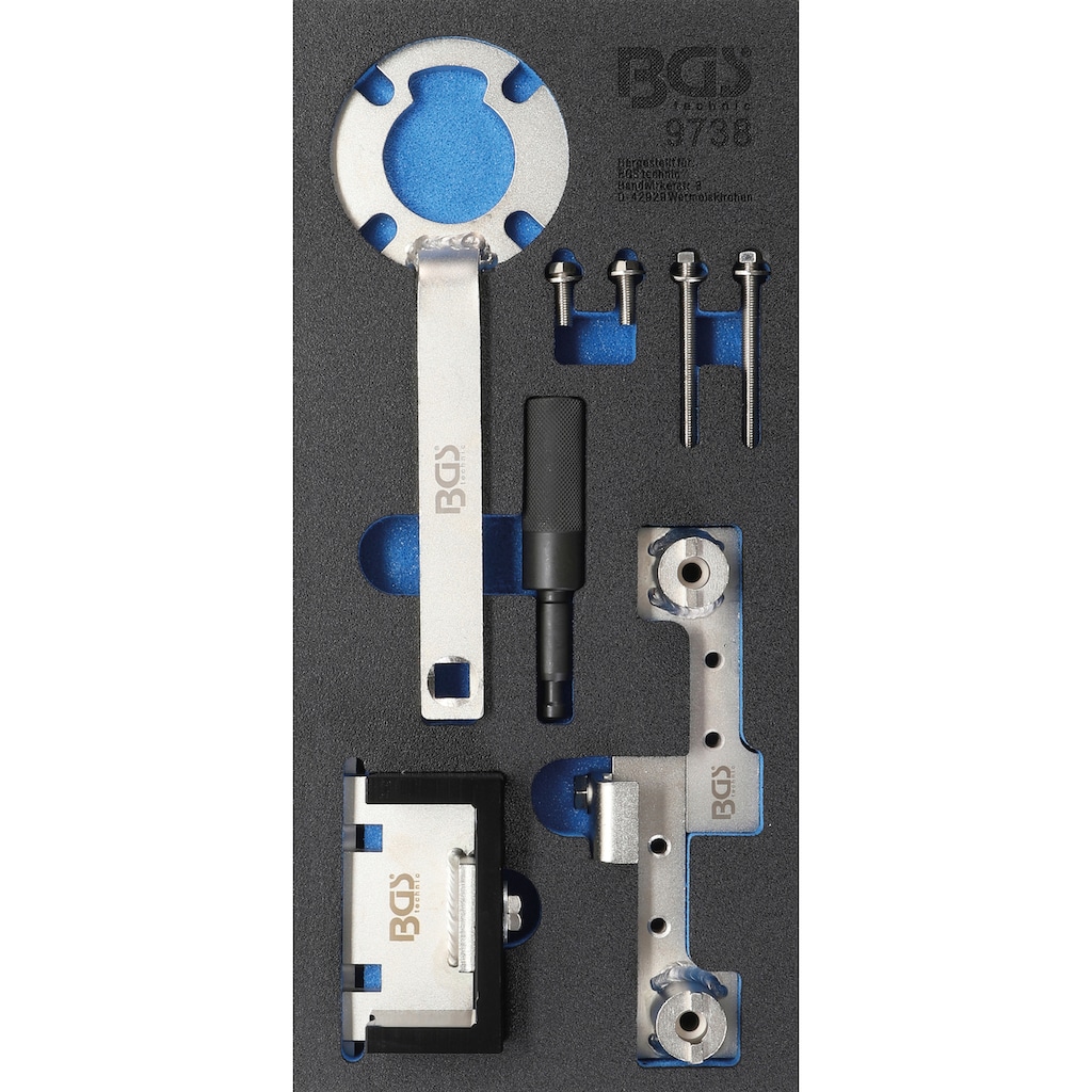 BGS Werkzeugset »Werkstattwageneinlage 1/3: Motor-Einstellwerkzeug«