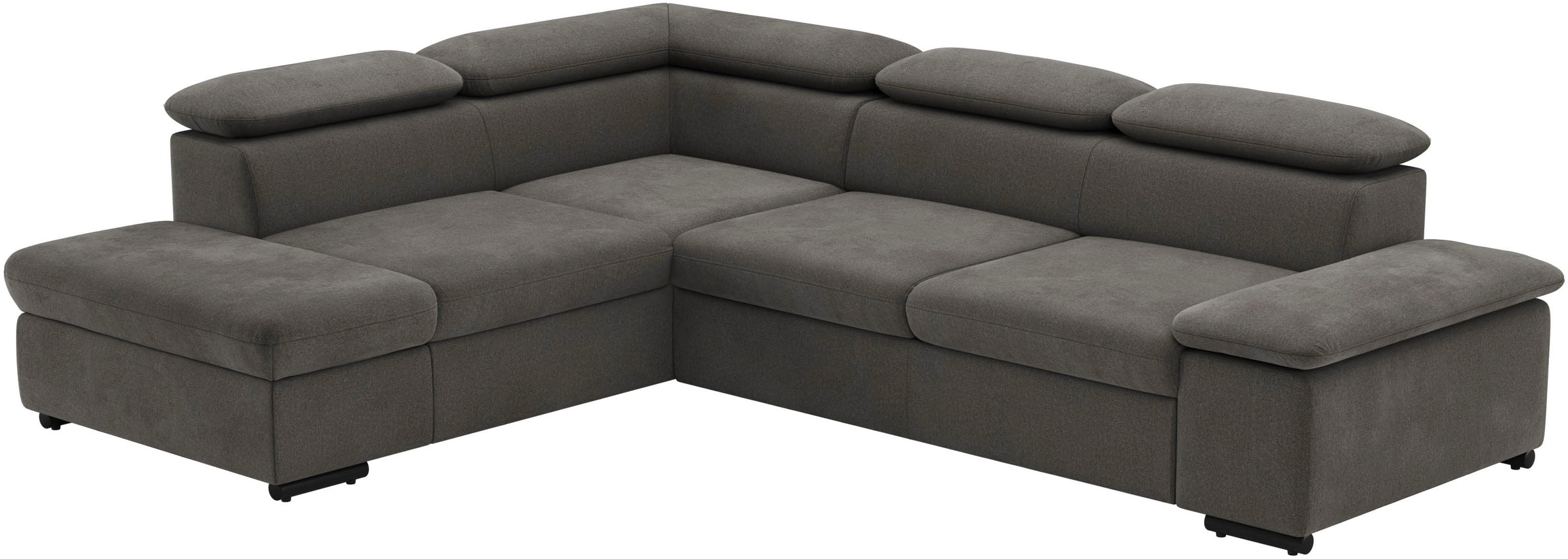 sit&more Ecksofa »Alcudia L-Form«, mit Armteilverstellung, optional Kopfteilverstellung und Bettfunktion