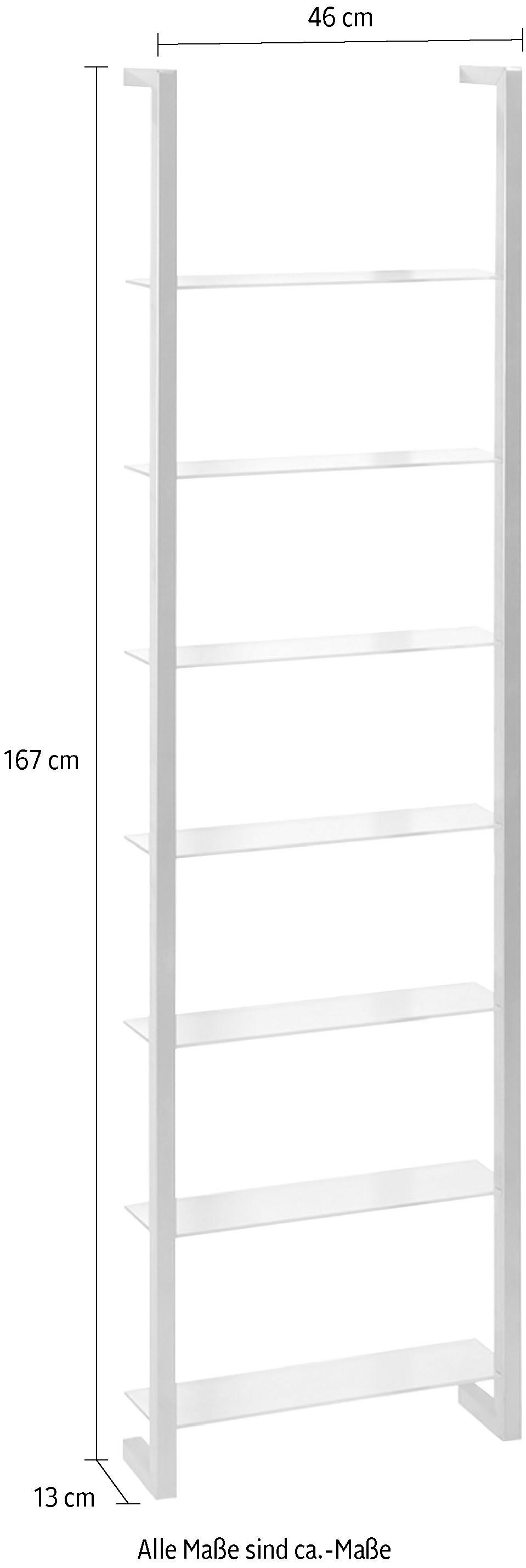 Spinder Design Wandregal »CUBIC«, Metall, Tiefe 13 cm günstig online kaufen