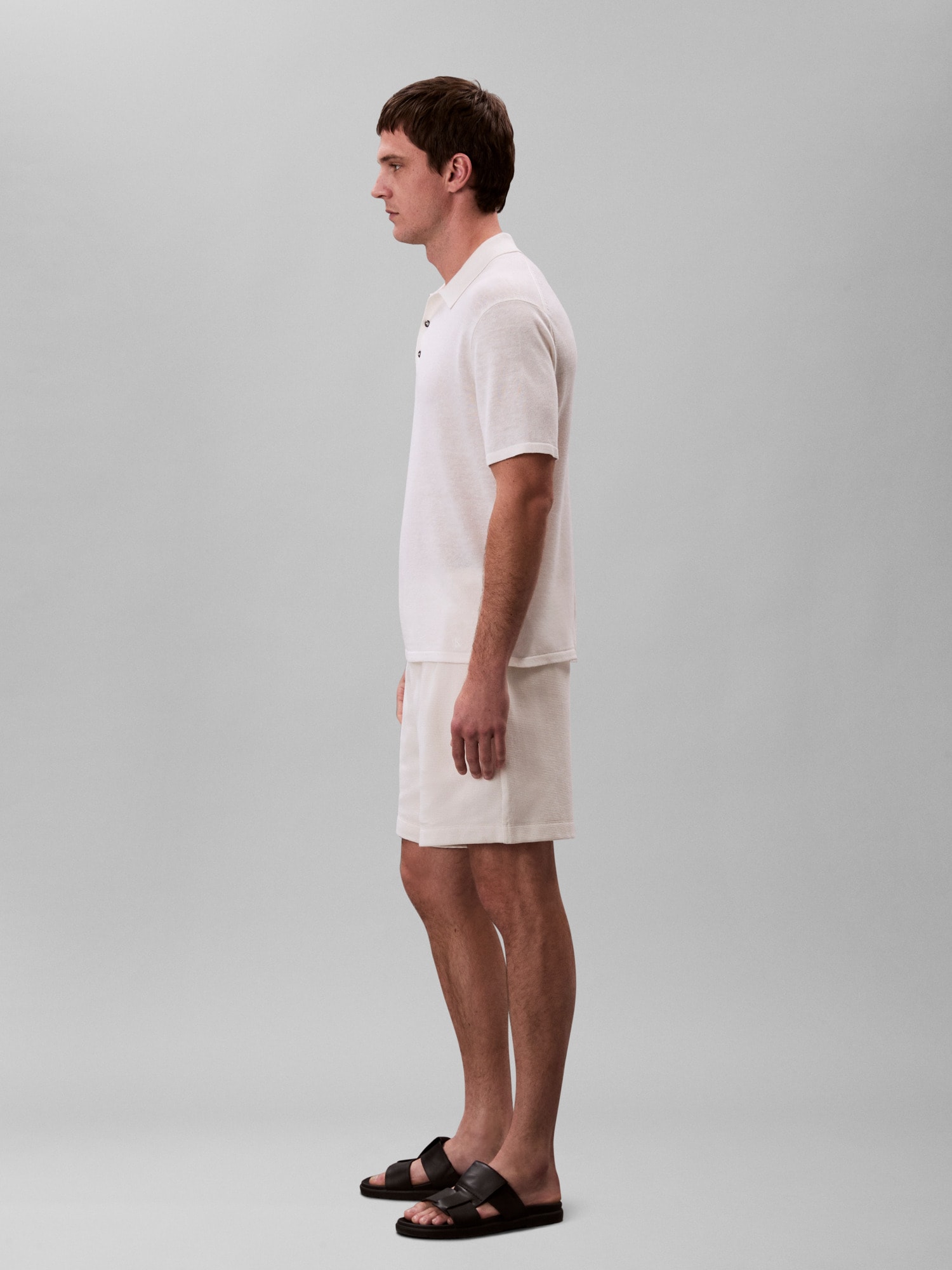 Calvin Klein Jeans Sweatshorts »HD COTTON WAFFLE SHORT«, Mit elastischem Bund
