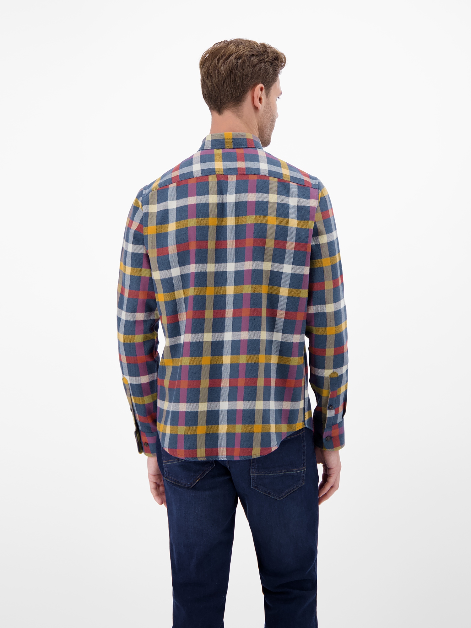 LERROS Flanellhemd »Karo-Flanellhemd, smart und lässig«