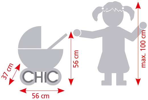 CHIC2000 Puppenwagen »Smarty, Brombeere«