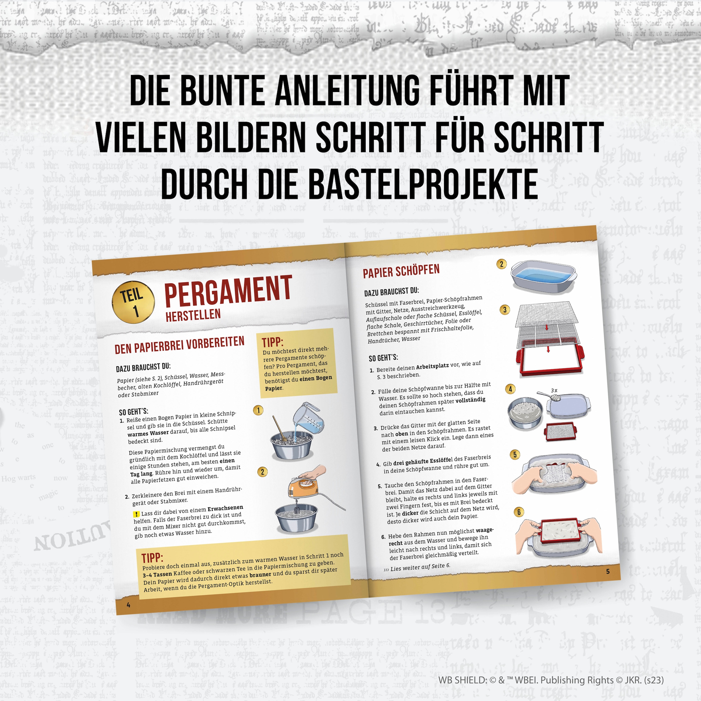 Kosmos Kreativset »AllesKönnerKiste, Harry Potter - Bastelbox Brief und Siegel«