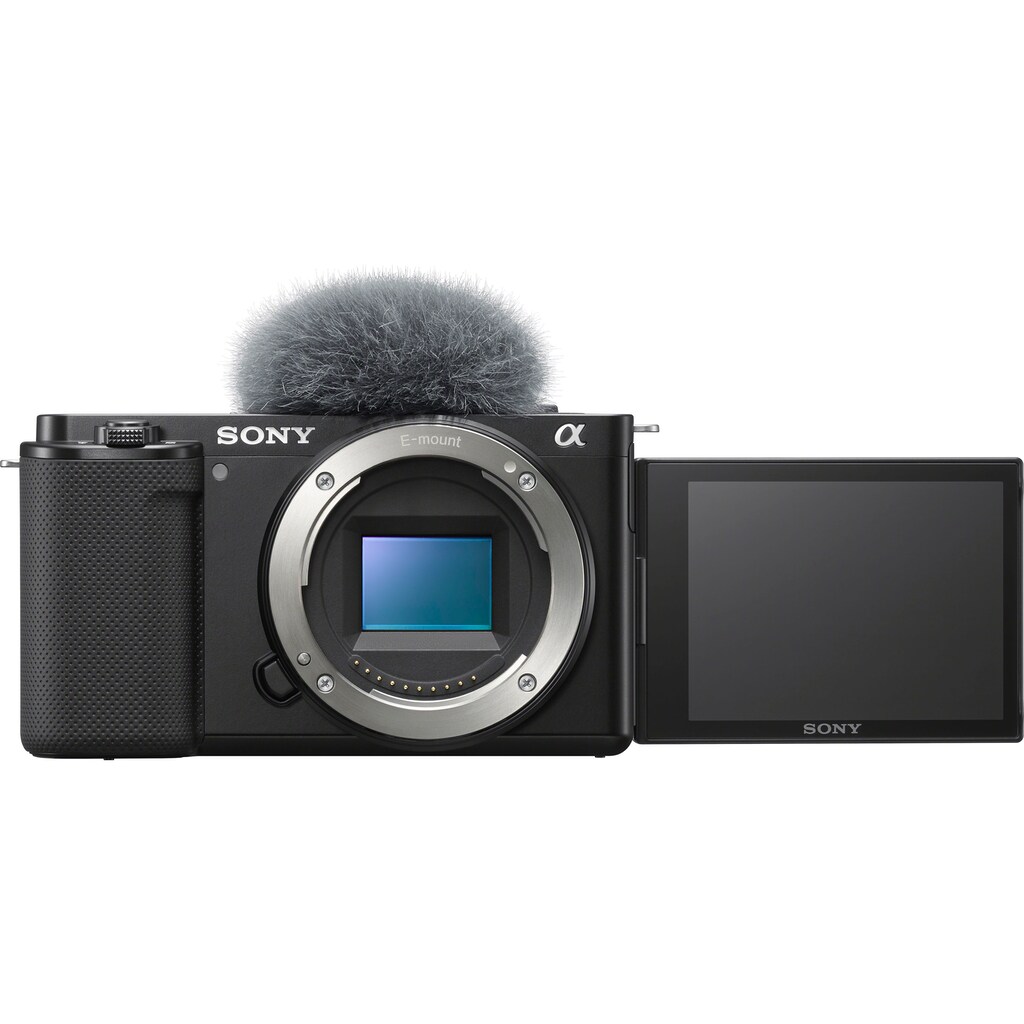 Sony Systemkamera »ZV-E10«, 24,2 MP, Bluetooth-WLAN (WiFi), Youtube Kamera-Vlogging Kamera-Streaming-4K-Vlogging