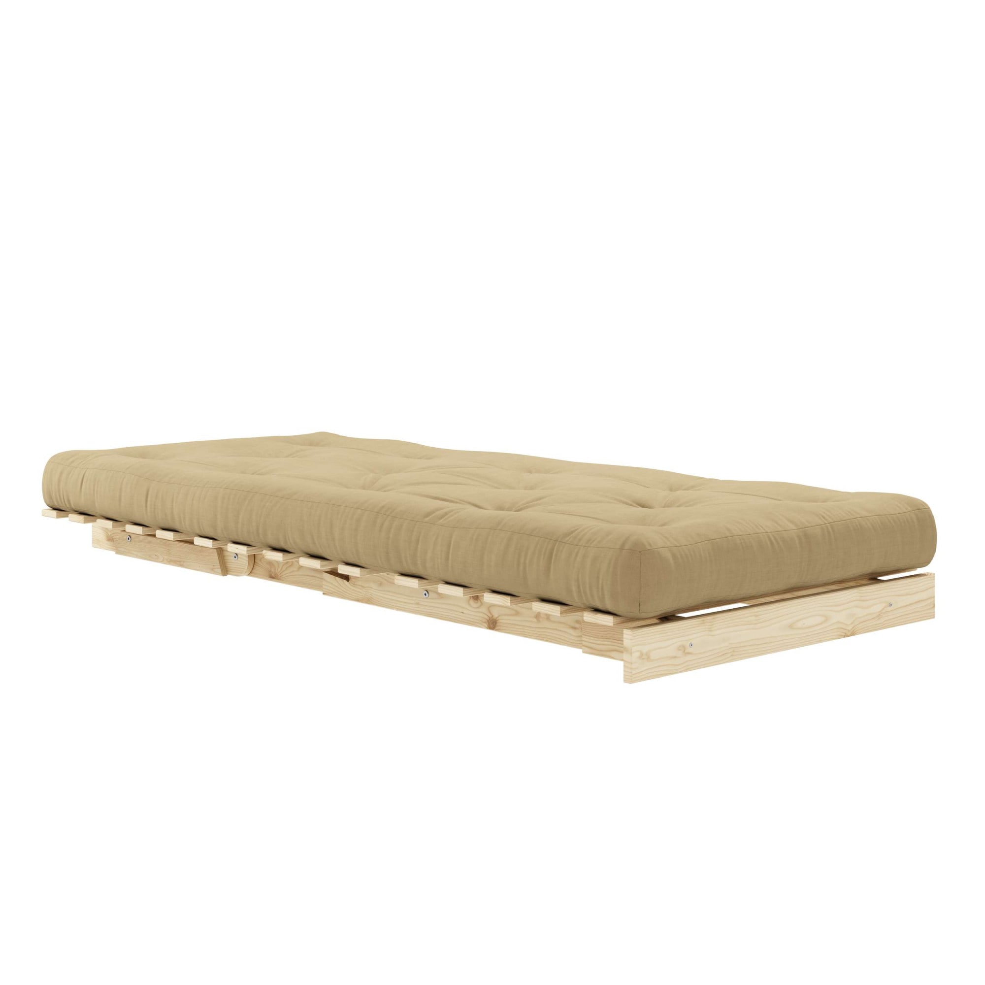 Karup Design Daybett »Roots Sofa Bed, Schlafsofa, Bettfunktion, FSC®-Massivholz, B: 90 cm« Inkl. Futonmatratze. Made in Europe, minimalistisches Design