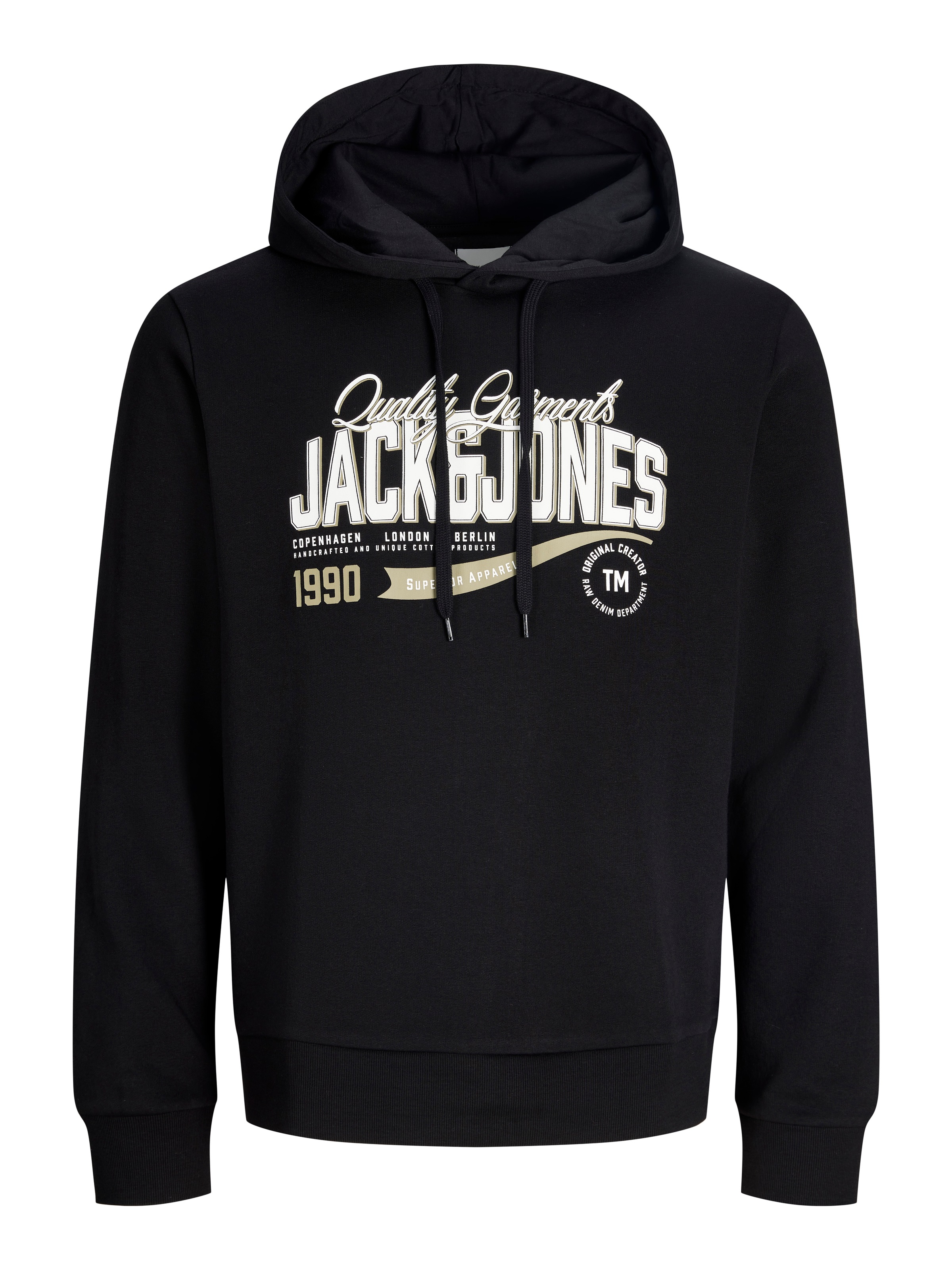 Jack & Jones PlusSize Kapuzensweatshirt »JJELOGO SWEAT HOOD 2 COL AW26 SN PLS«, Baumwollmischung, normal geschnitten

