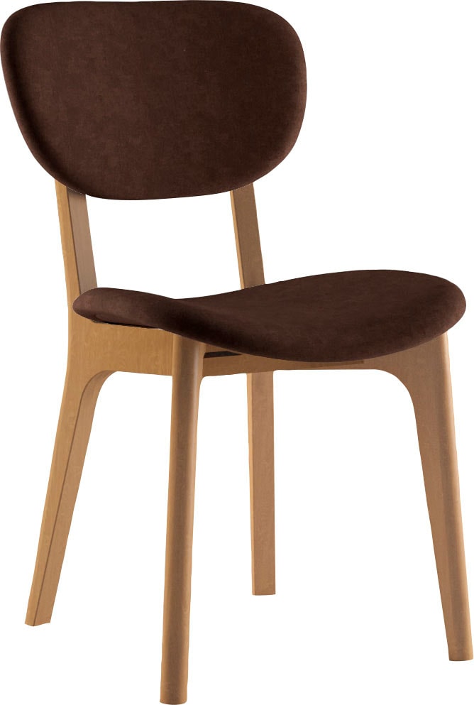 INOSIGN Stuhl »COZY Made in Italy«, (Set), 2 St., Microfaser, Gestell in Bu günstig online kaufen