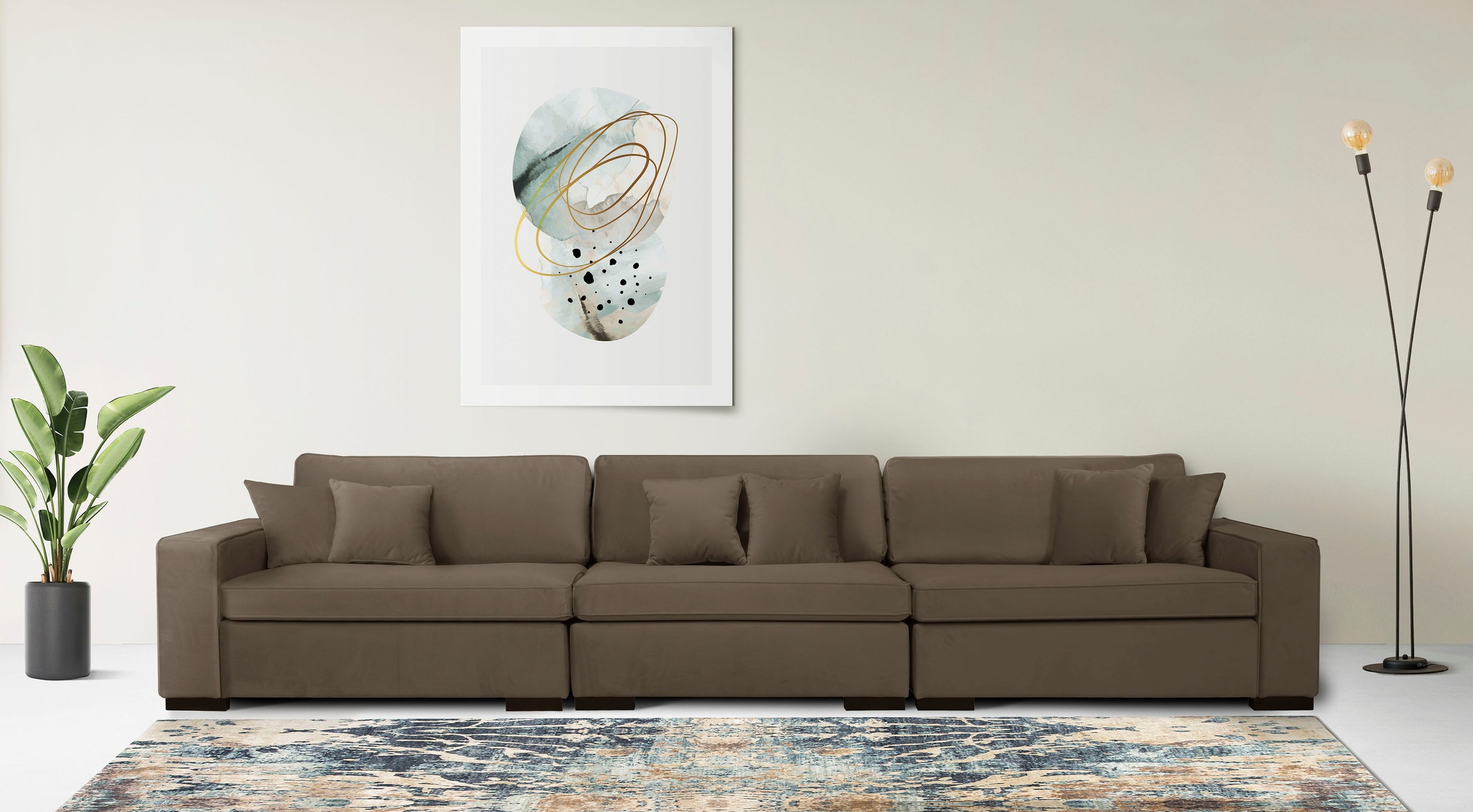 Guido Maria Kretschmer Home&Living 3-Sitzer »Skara«, Lounge-Sofa mit Federk günstig online kaufen