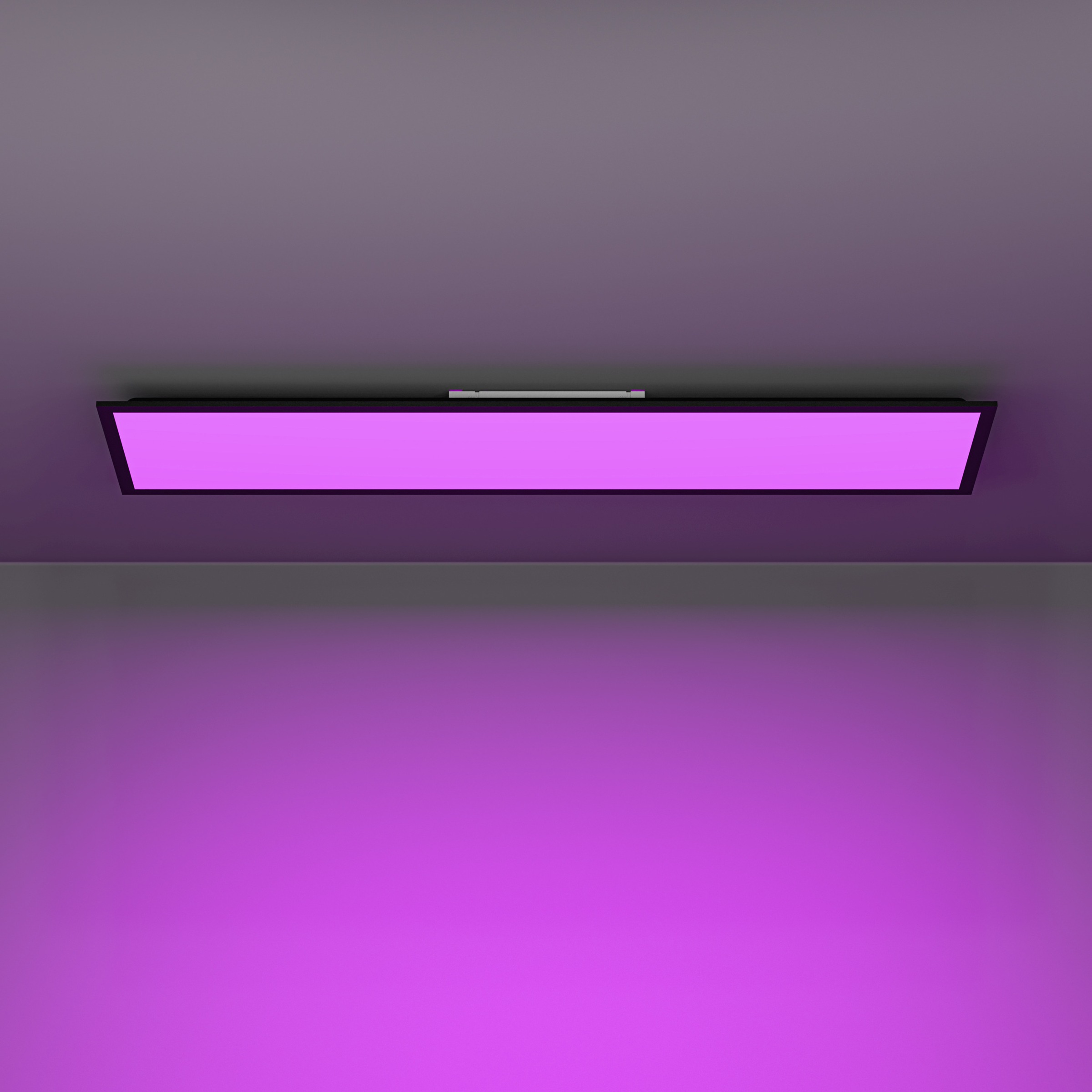 EGLO LED Deckenleuchte »MORADILLO-Z Deckenlampe - Stahl - LED - 34W - IP20« LED-Modul 1 Stk. Kaltweiß | Neutralweiß | RGB | Warmweiß Wohzimmerlampe, Esszimmerlampe, Schlafzimmer, L119,5 x B29,5 x H6,1 cm