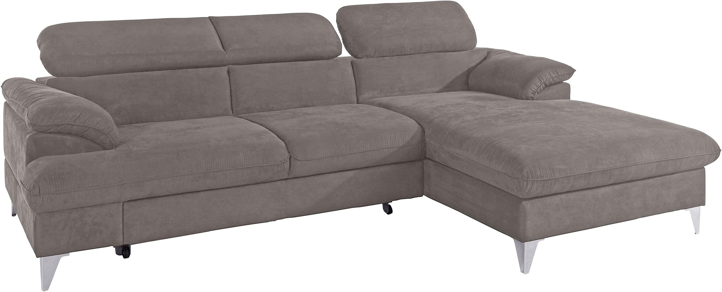 COTTA Ecksofa »Caluso L-Form« mit Kopfteilverstellung, wahlweise mit Bettfu günstig online kaufen