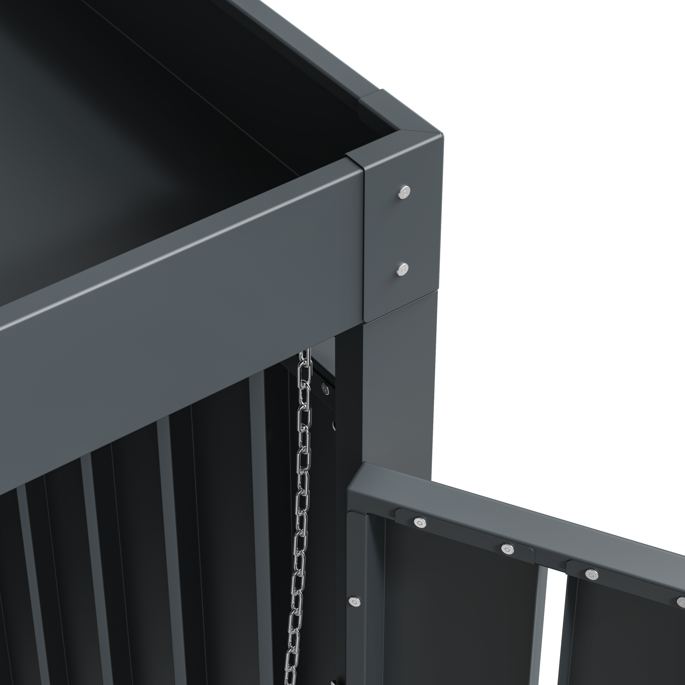 WESTMANN Mülltonnenbox »Planta«, Platz für 3 Mülltonnen je 240 L, BxHxT: 200x84x124,5 cm