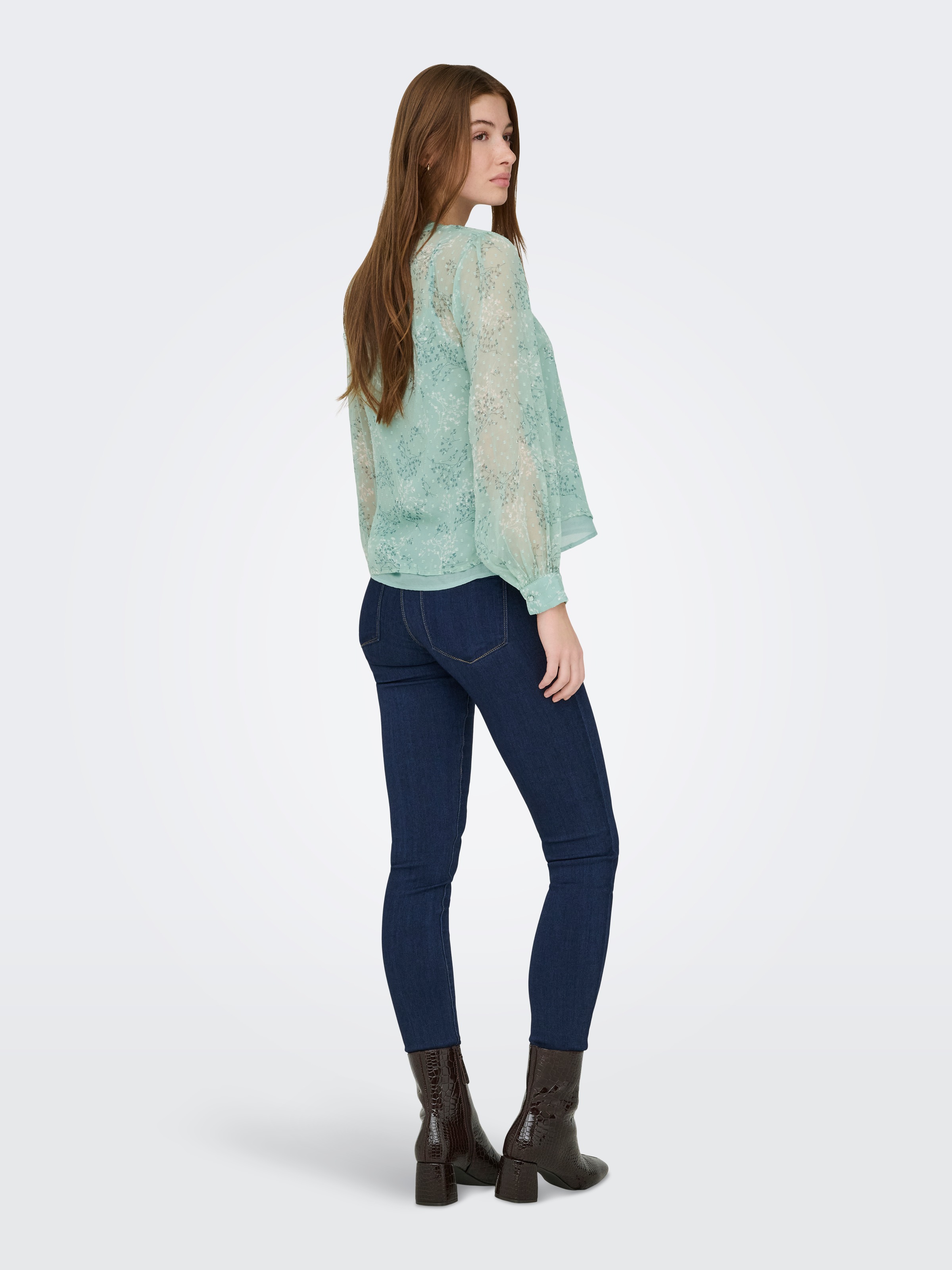 ONLY Langarmbluse »ONLTESSA ELIZA L/S SHIRT WVN CS« Kunstfaser, regular fit