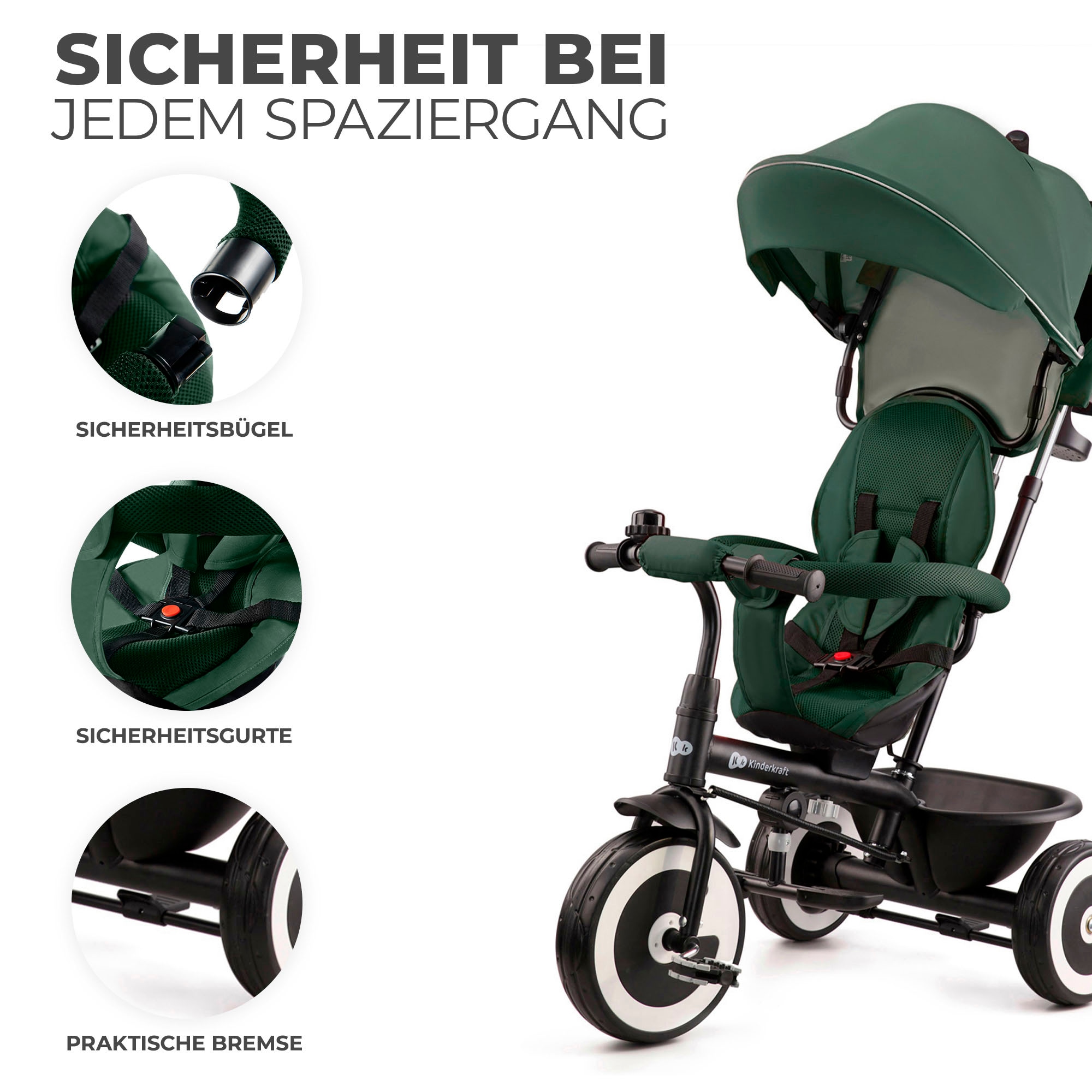 Kinderkraft Dreirad »ASTON«, mitwachsend