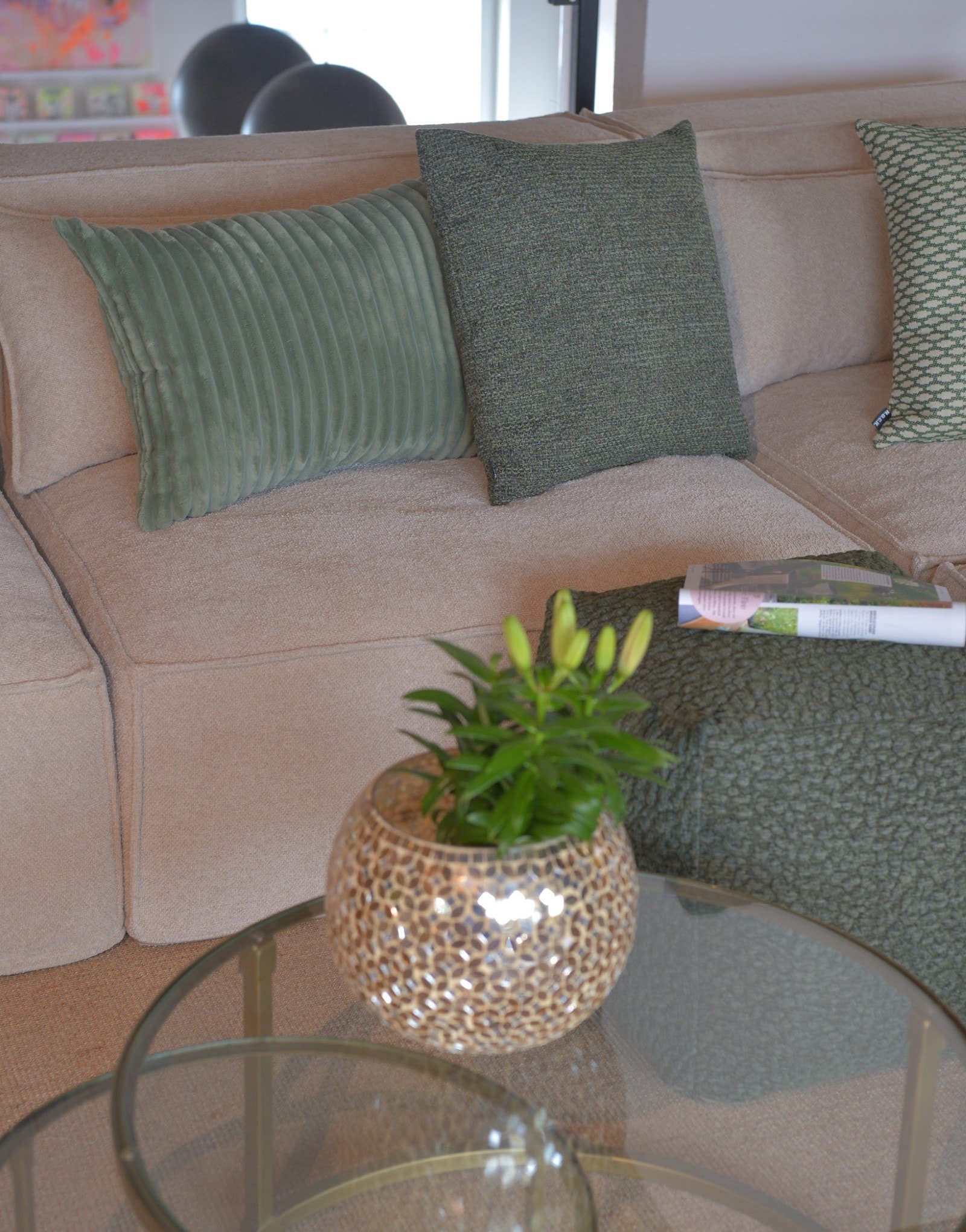 H.O.C.K. Dekokissen »Velo« Cordkissen inkl. Füllung, 60x60cm, Rückenkissen, Sofakissen