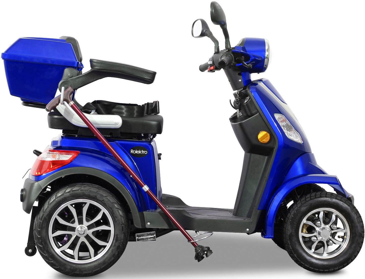 Rolektro Elektromobil »Rolektro E-Quad 25 V.2, Blei-Gel-Akku«, (mit Topcase)