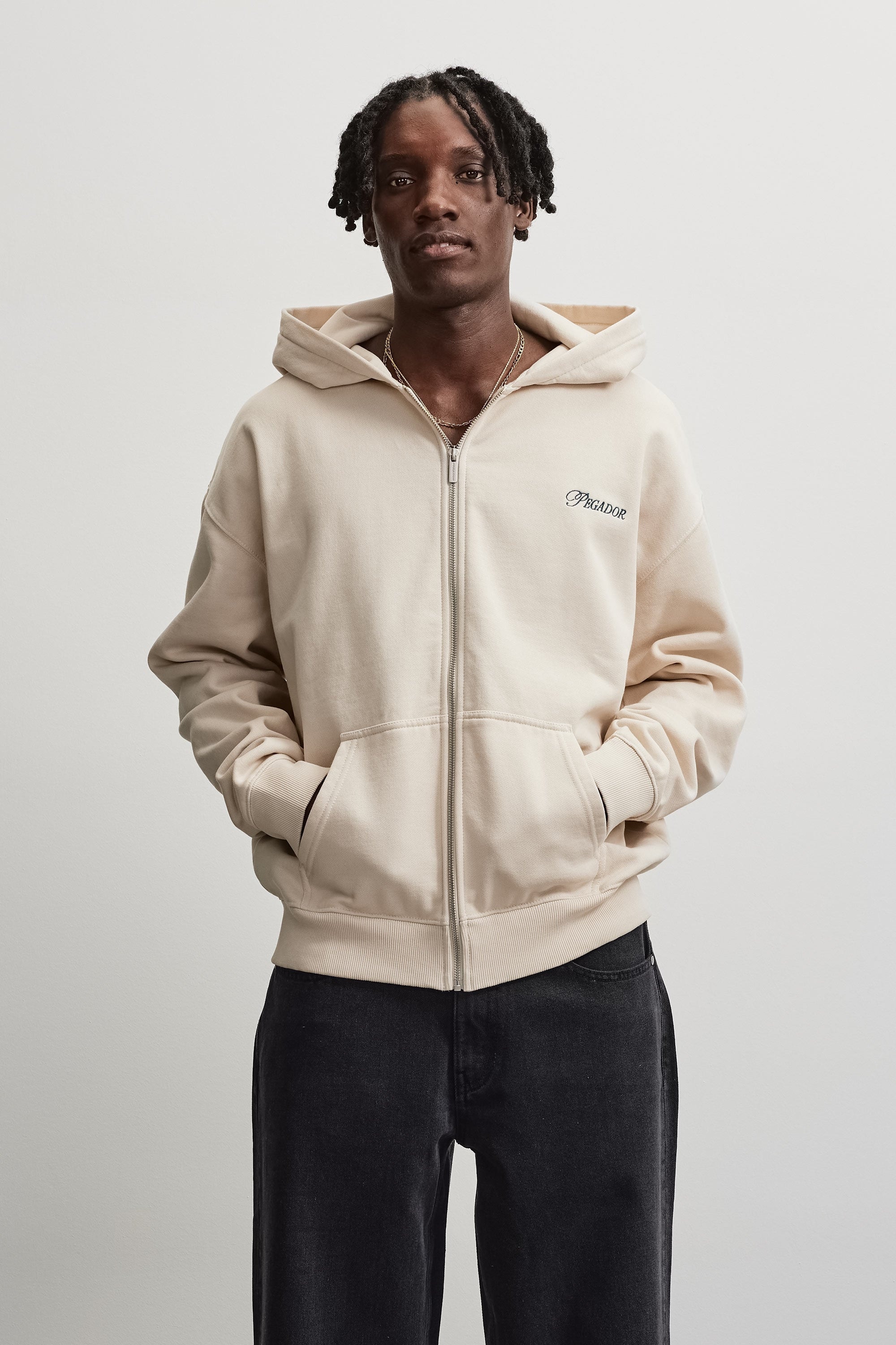PEGADOR Kapuzensweatjacke »Carloforte Oversized Sweat Jacket« Baumwollmischung, oversized