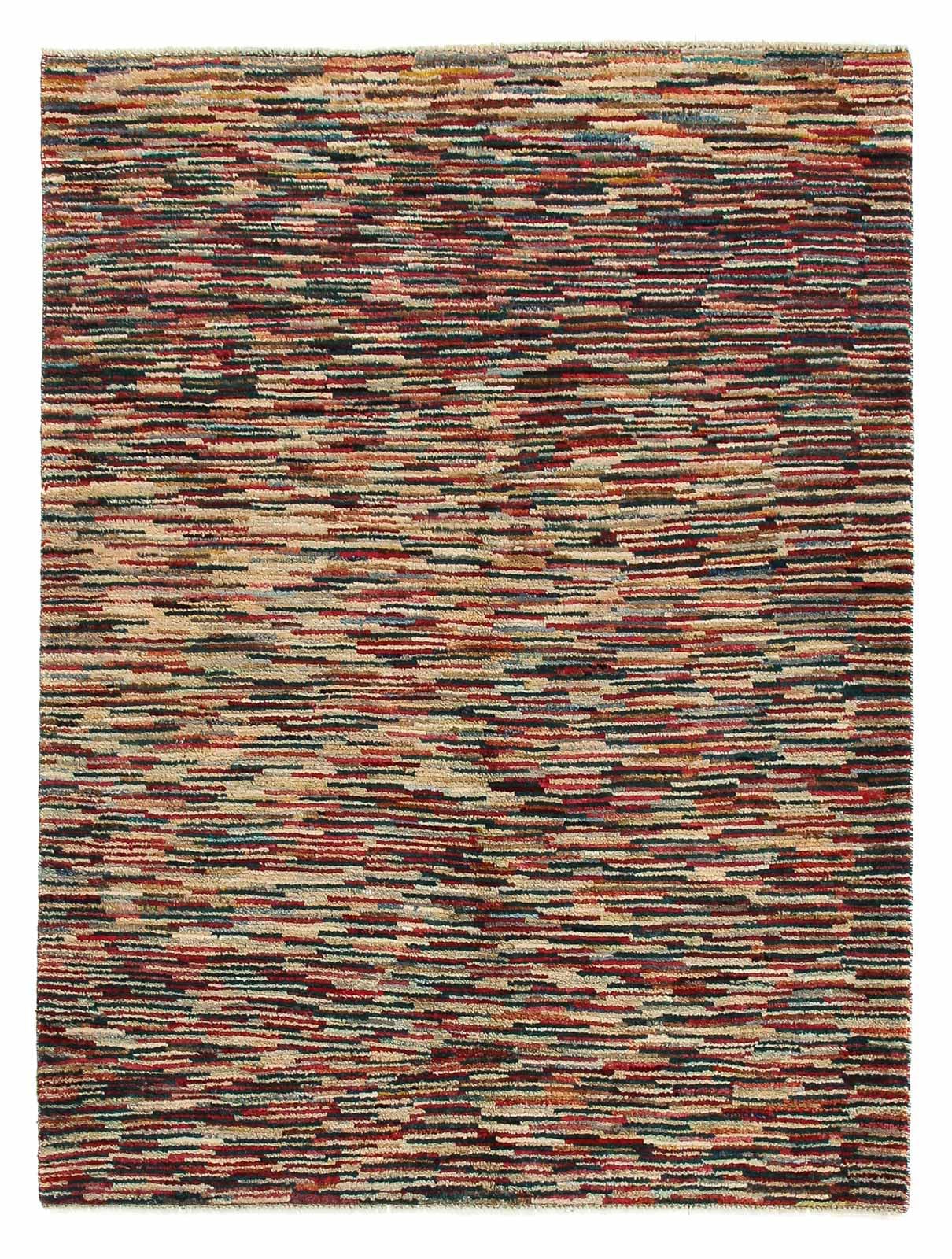 morgenland Wollteppich »Streifen Multicolore 173 x 132 cm«, rechteckig, 8 m günstig online kaufen