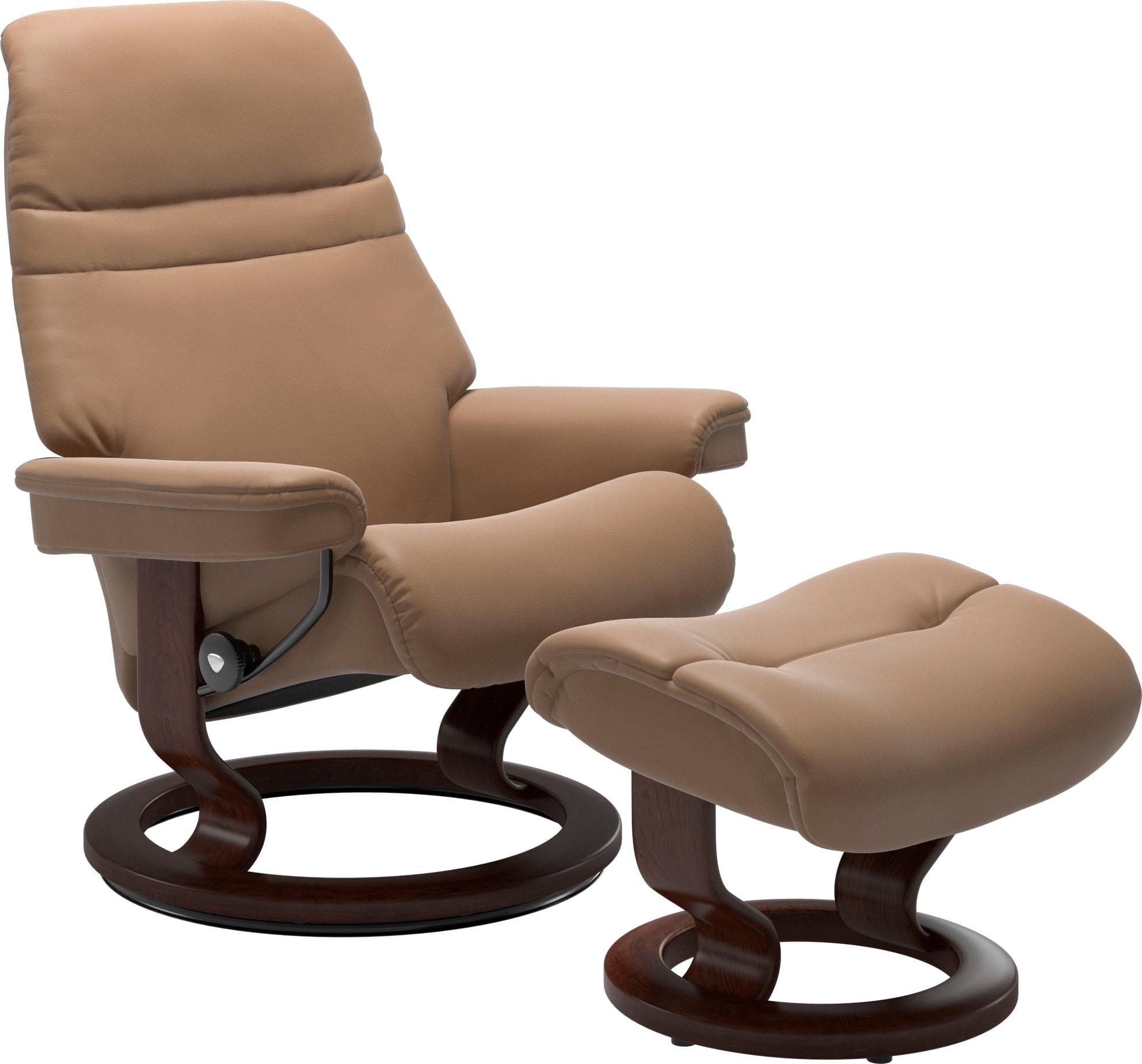 Stressless® Relaxsessel »Sunrise« Relaxsessel mit Hocker, mit Classic Base, günstig online kaufen