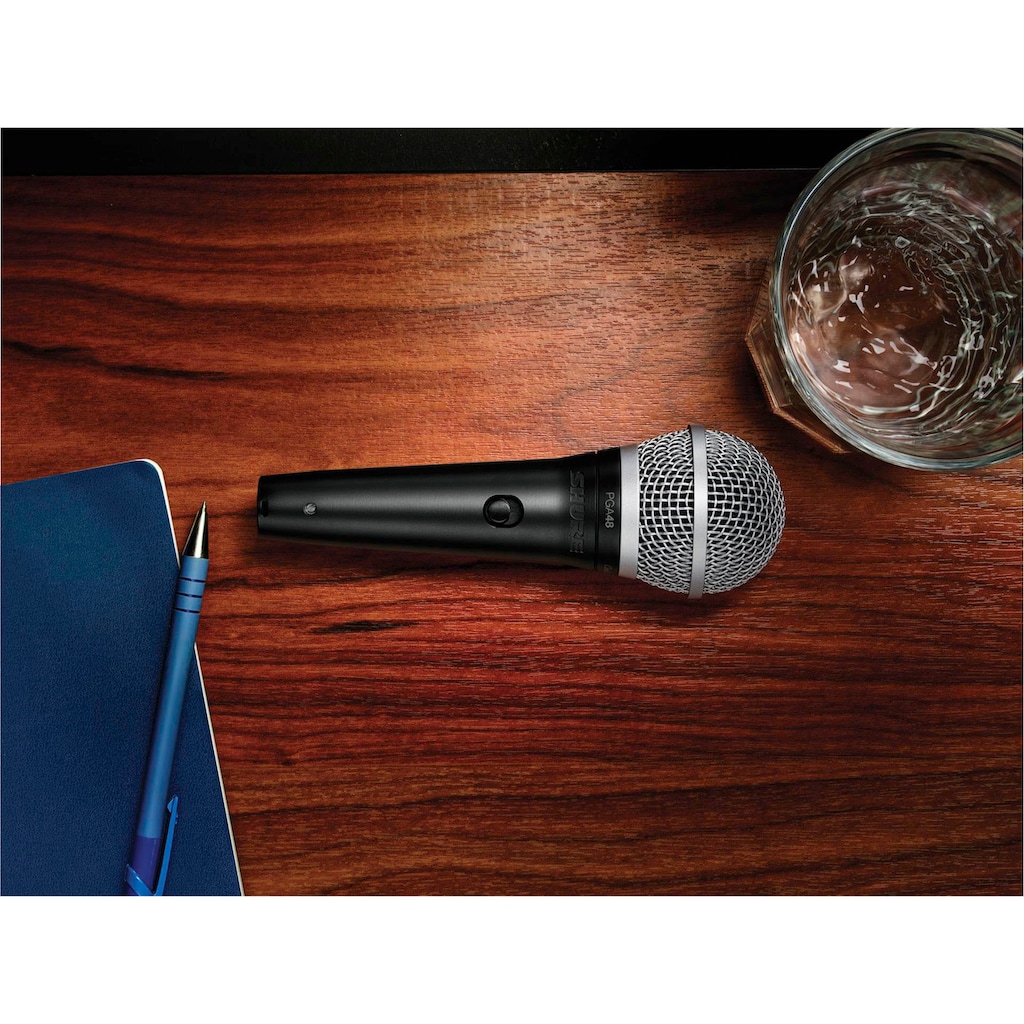 Shure Mikrofon »PGA48-XLR-E Dynamisches Mikrofon für Sprache und Karaoke«