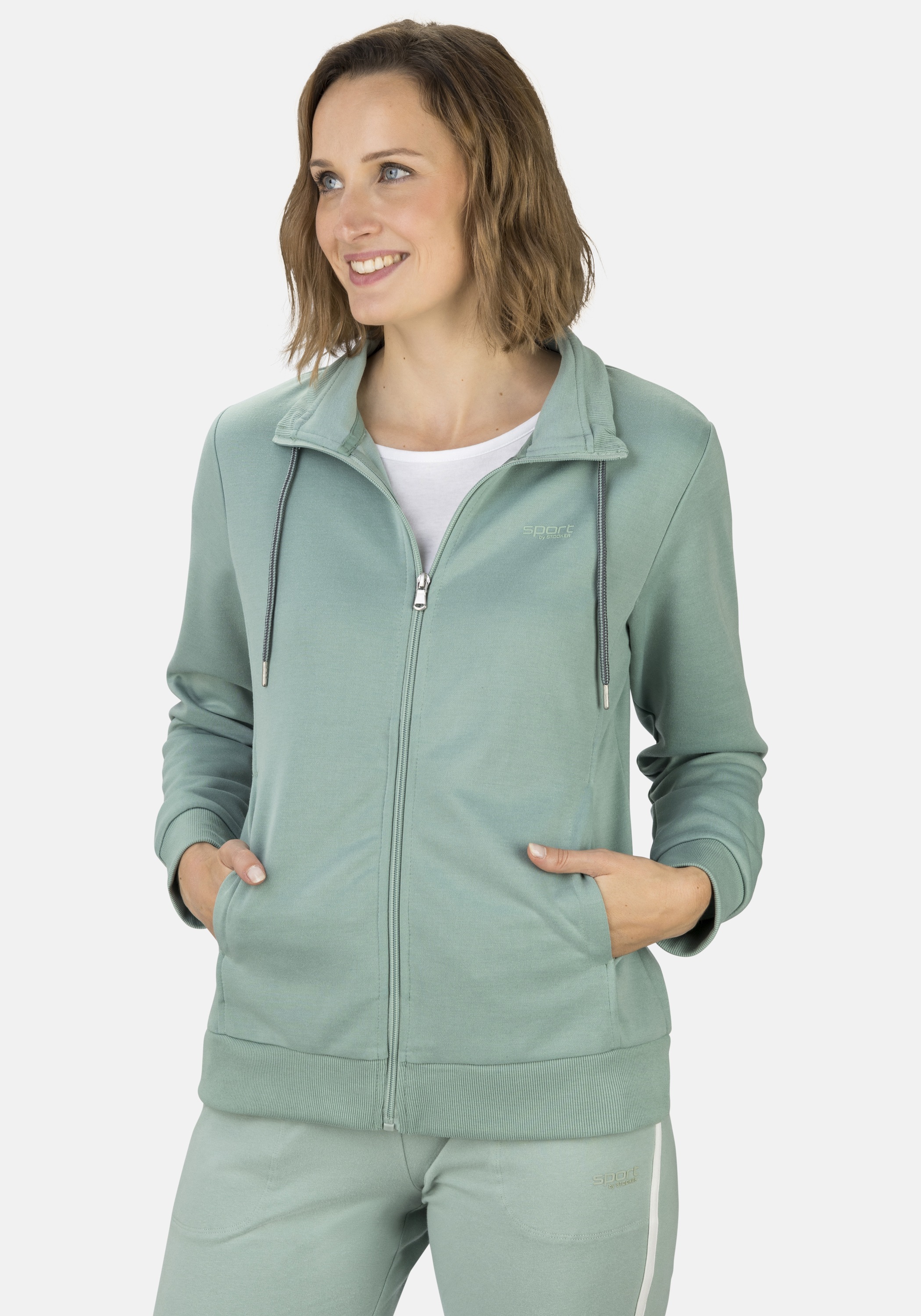 STOOKER WOMEN Sweatjacke »JANE mit Stehkragen Sweatjacke« Sweatjacke Regular Fit Moderner Casual-Look für Damen