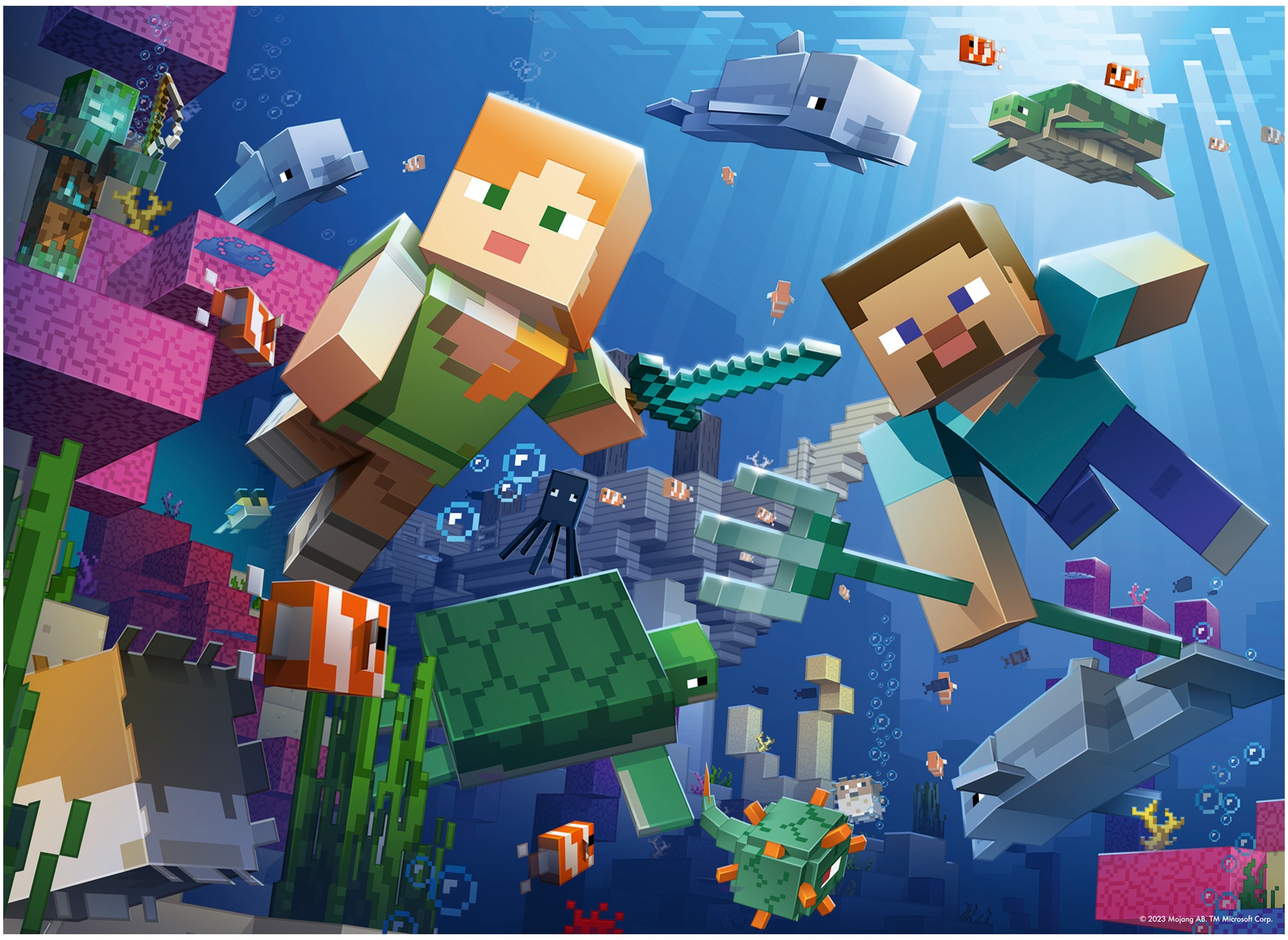 Ravensburger Puzzle »Minecraft, Biome erforschen« Made in Europe