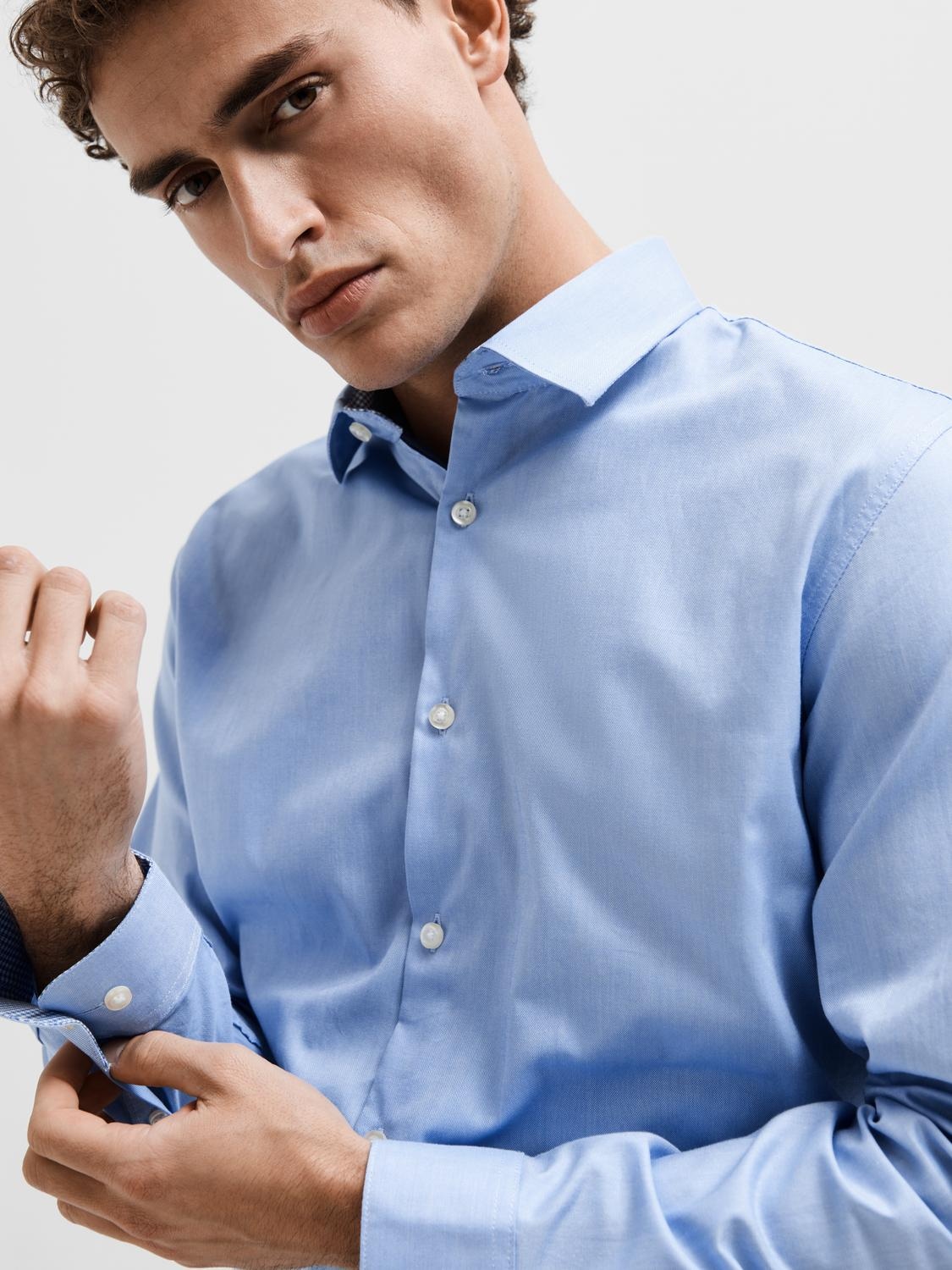 SELECTED HOMME Langarmhemd »SLHSLIMZARK LS SHIRT«