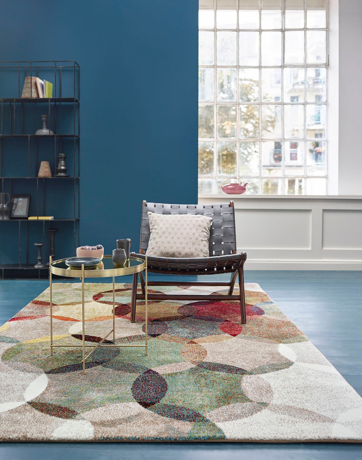 Esprit Teppich »Modernina ESP-3378«, rechteckig, 13 mm Höhe, weicher Kurzflor in modernem Design, Wohnzimmer, Schlafzimmer, bunt